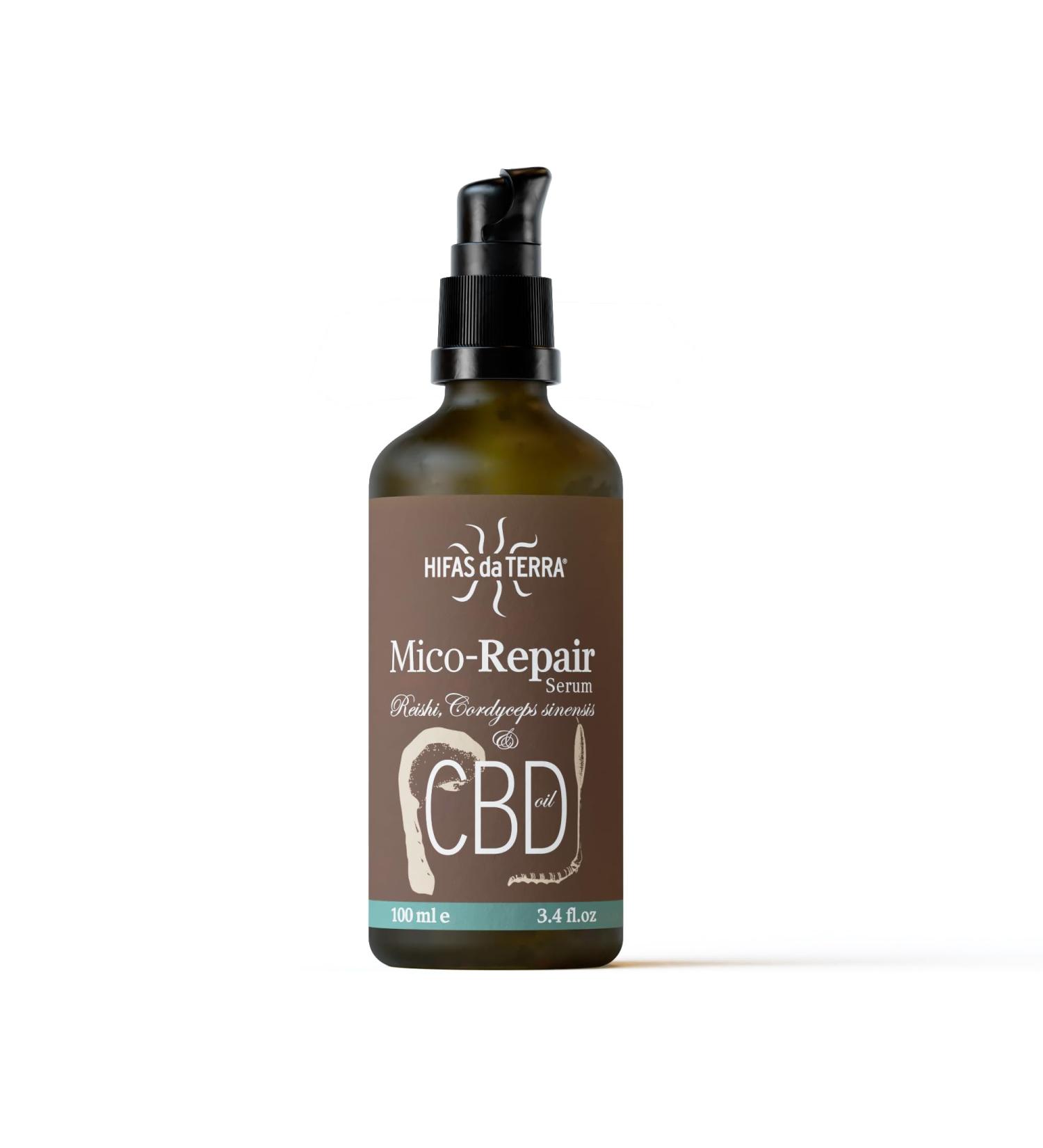 Mico Repair Serum Reishi, Cordyceps and CBD 100ml Hifas da Terra