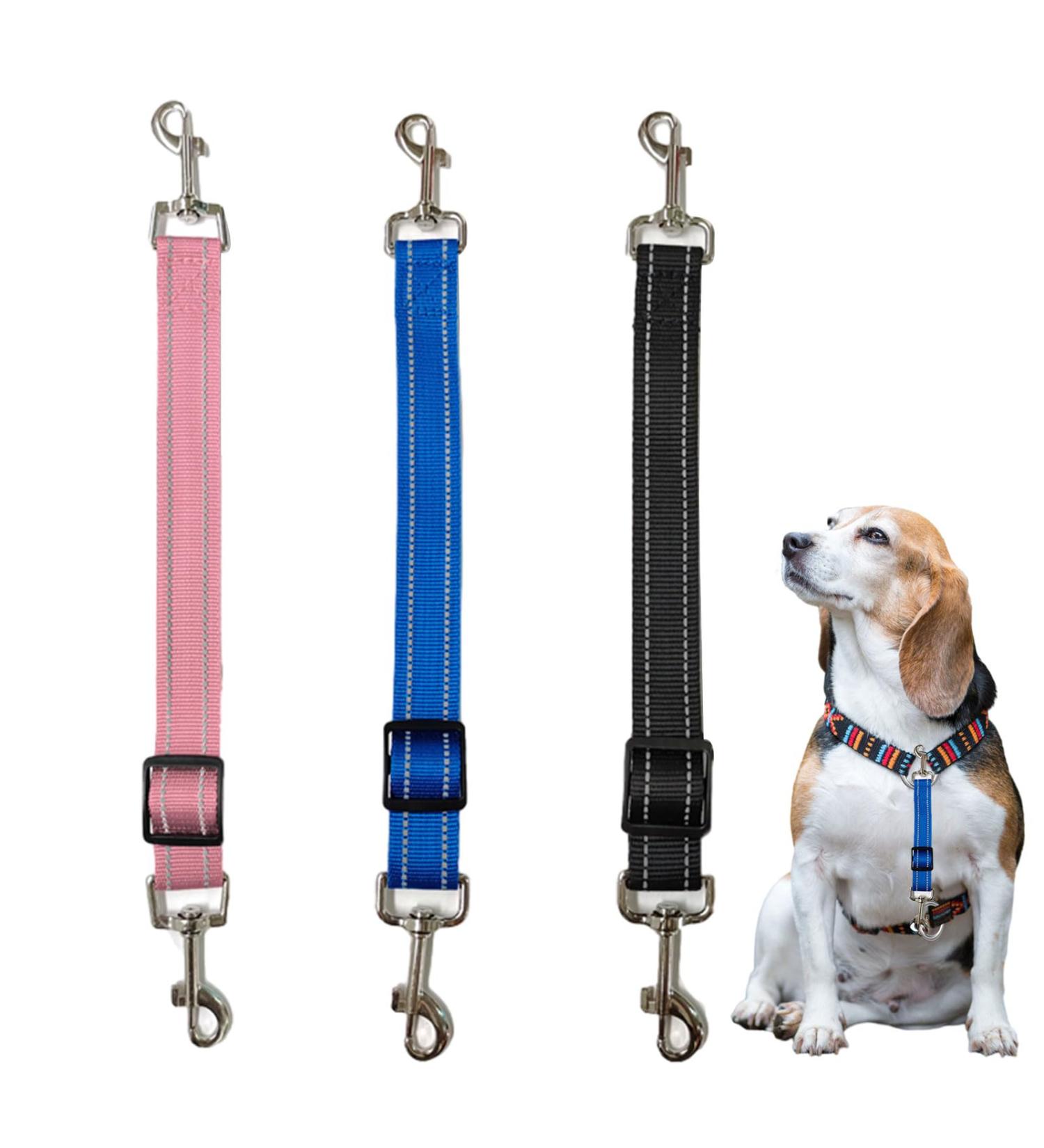 3 Pcs Dog Collar Clips Reflective Adjustable Dog Collar Clip Double Ended Connector for Dogs Lead Clips Double Ended Safety Pet Collar Clip for Dogs Puppy Pets - Buy Online on GoSupps.com