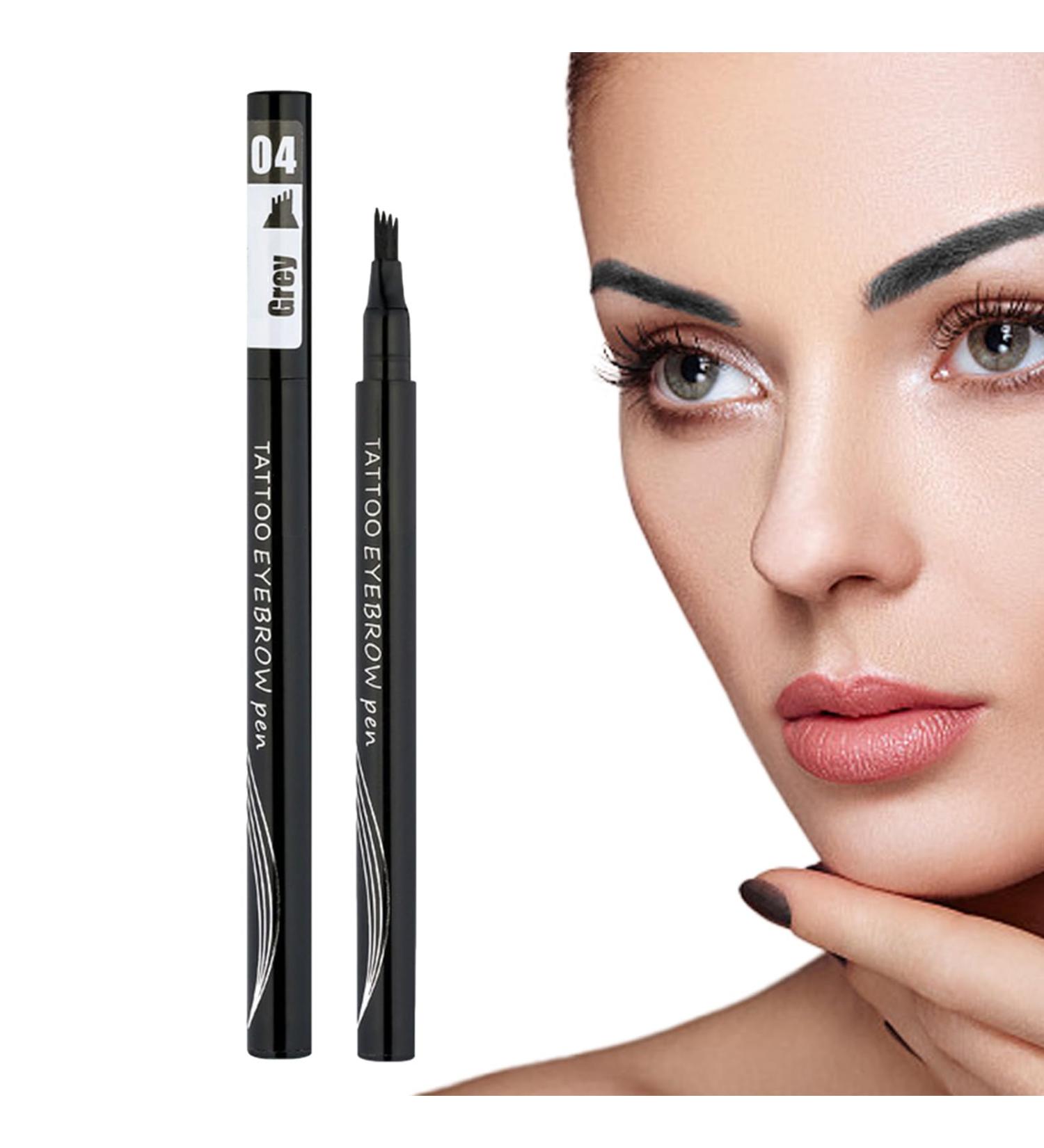 Eyebrow Waterproof Eyebrow Contouring Sweatproof Pencil - Daily Eyebrow Makeup Supplies for Home Working Dating Traveling Gathering Shakven 4# Gray - Buy Online on GoSupps.com