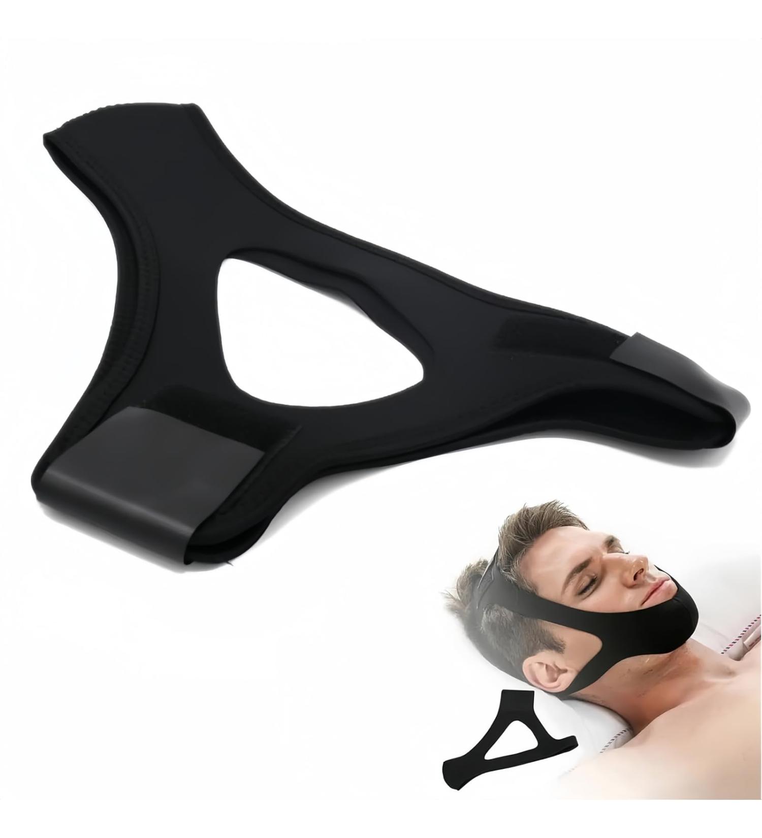 Veralabs Airflow Jaw Strap | Anti Snore Chin Strap Upgraded - Adjustable & Breathable Snoring Solution for Men & Women (Black) | International Shipping Available - Buy Online on GoSupps.com