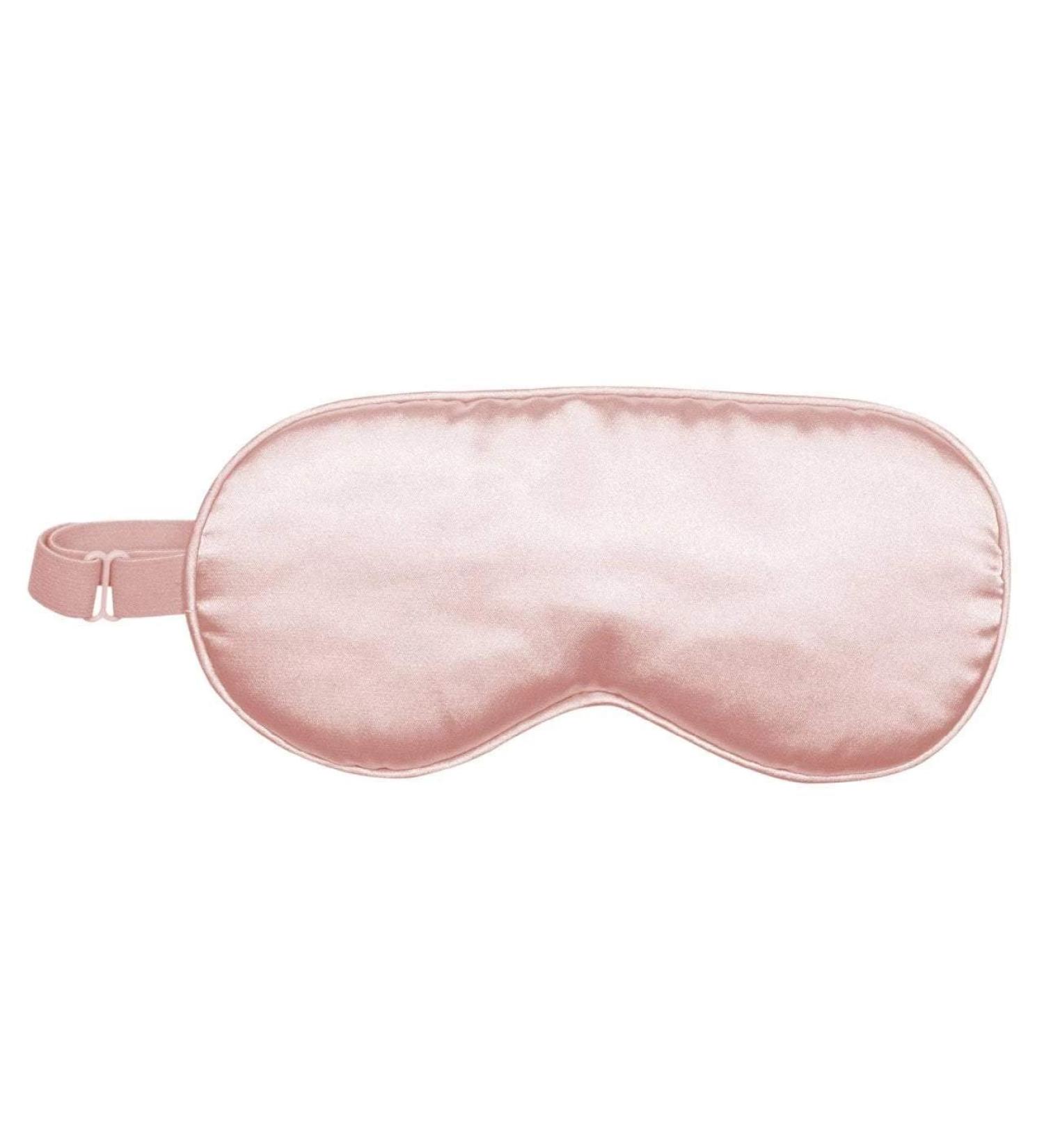 Kitsch Satin Cooling Sleep Eye Mask for Women - Gentle Sleep Mask for Lash Extensions & Brows - Premium Blindfold in Blush - Buy Online on GoSupps.com