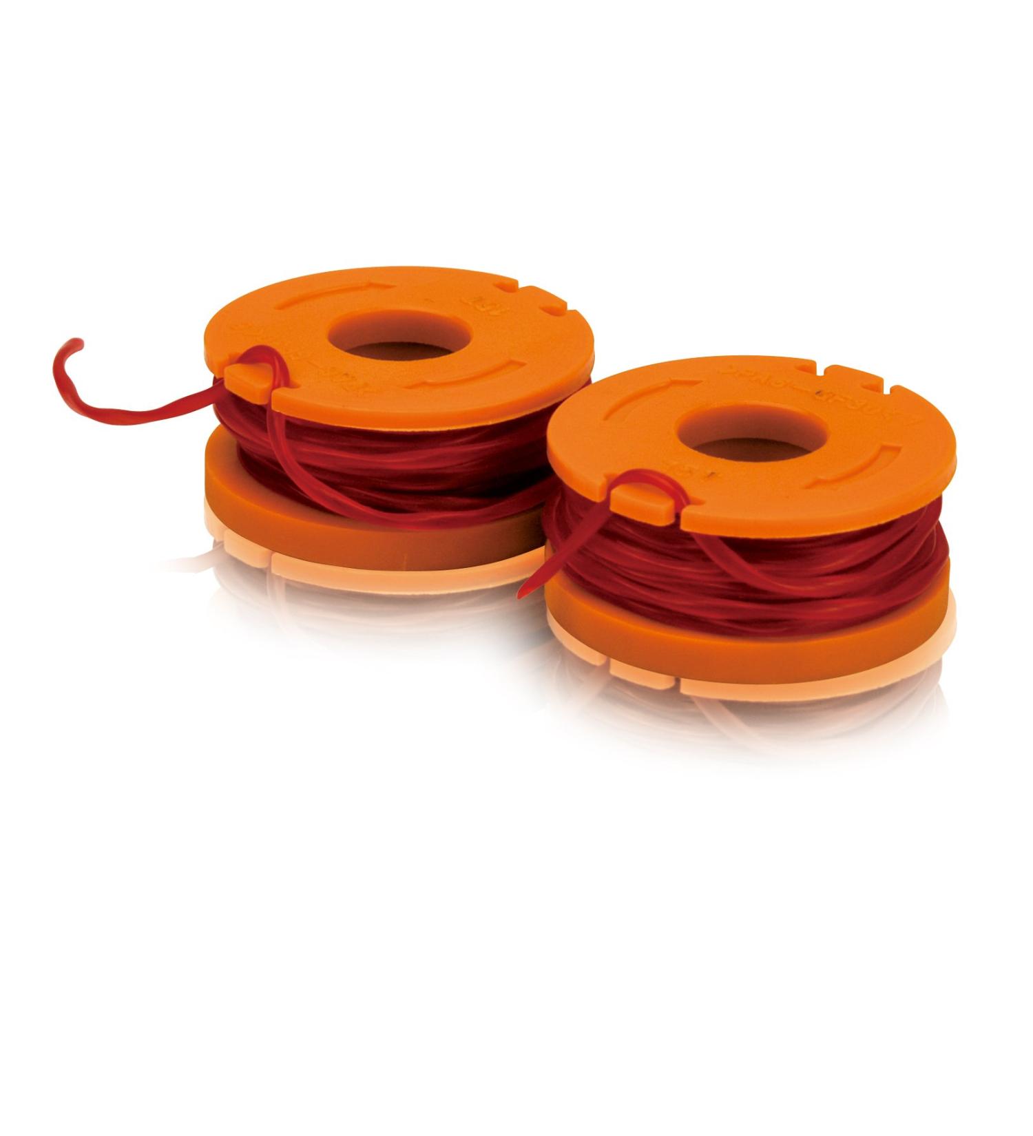WORX WA0004 Replacement Line for Grass Trimmer/Edger - 3m 2 Pack Durable Red Spools for Precision Cutting - Buy Online on GoSupps.com