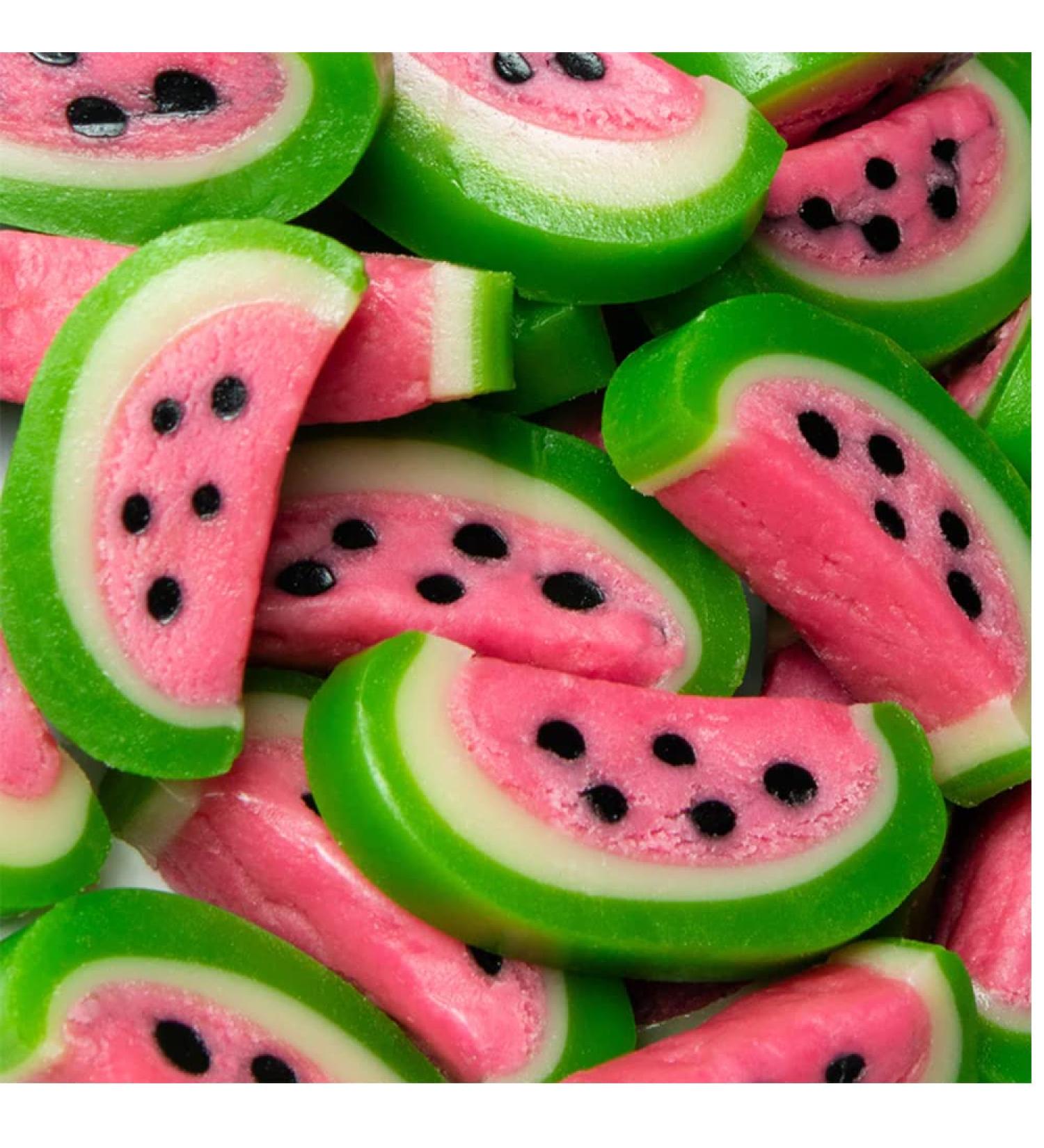 Watermelon Slices Bag - Watermelon Flavour Sweets with a Sugar Paste Filling (500g)