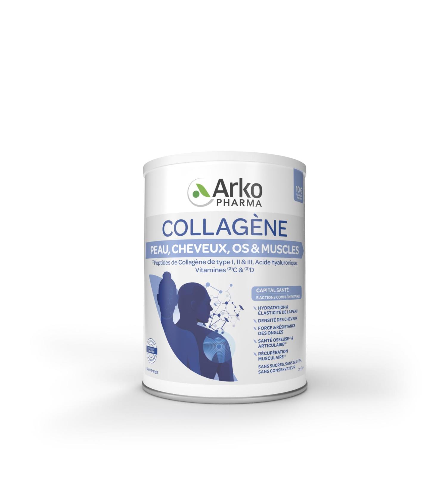  Arkopharma Arkopharma Collagen Skin Hair Bones & Muscles 260g - Buy Online on GoSupps.com