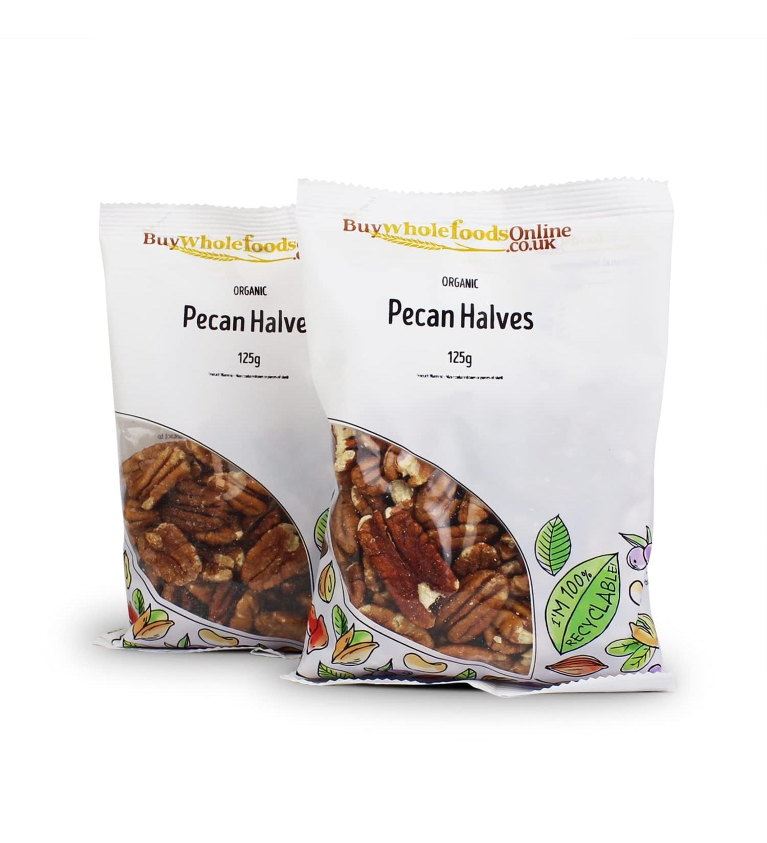 Organic Raw Pecan Nut Halves 250g (BWFO)