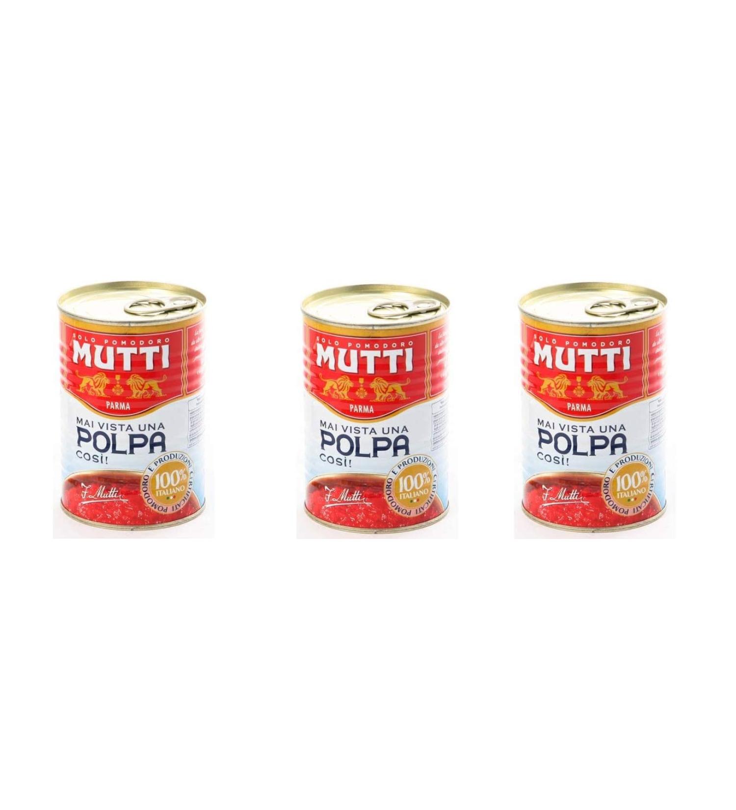 Mutti finement hach Tomates 3 x 400g Tomate 400 g (Lot de 3) - Buy Online on GoSupps.com