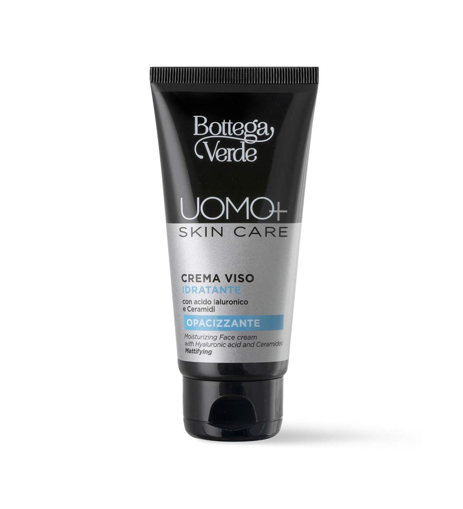 Bottega Verde Bottega Verde HOMME+ skincare - Face cream - mattifying moisturizer - with hyaluronic acid and ceramides (50 ml)
