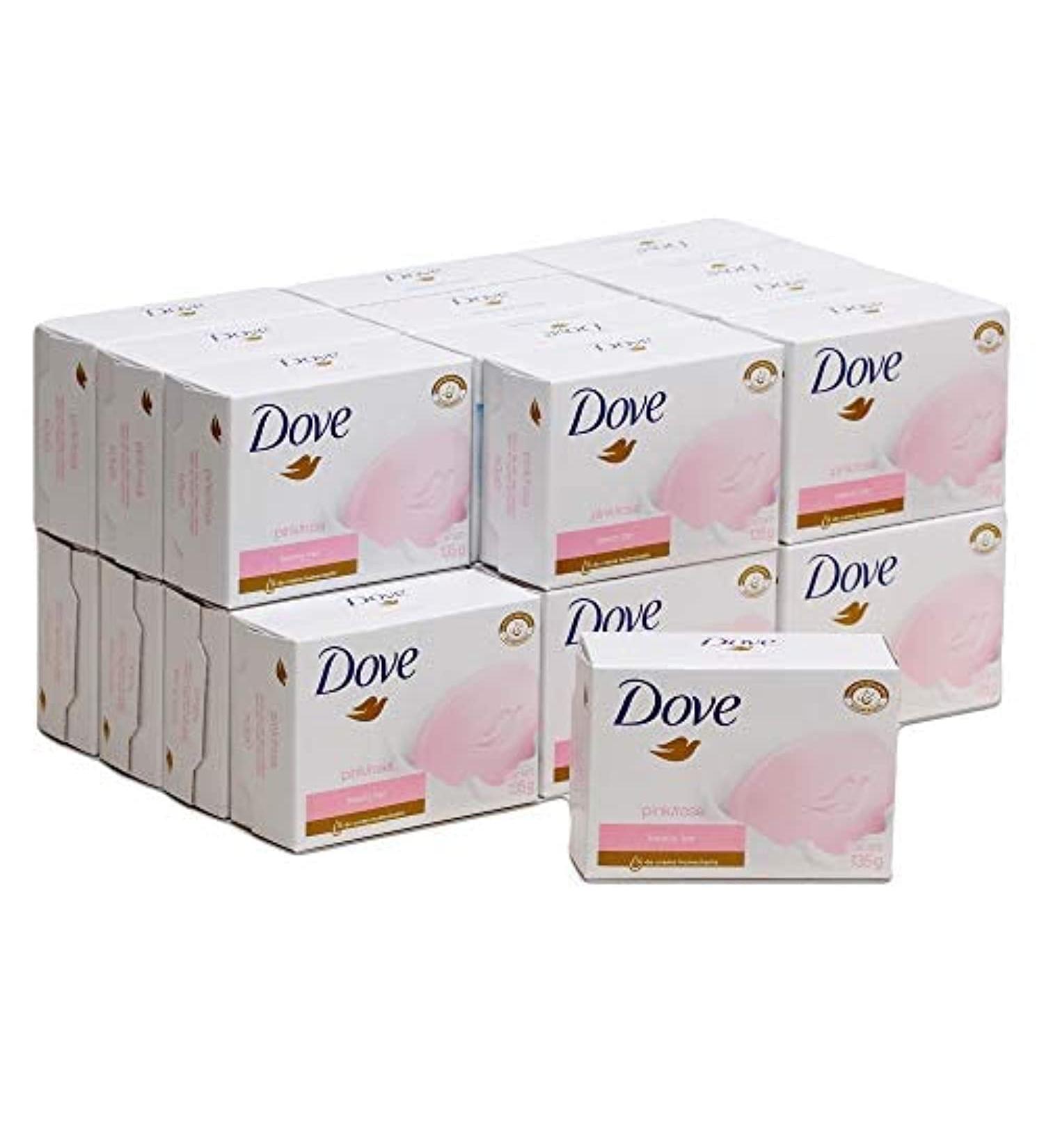 Dove Beauty Cream Bar Soaps Pink/Rosa - 135g / 4.76oz x 24 Pack