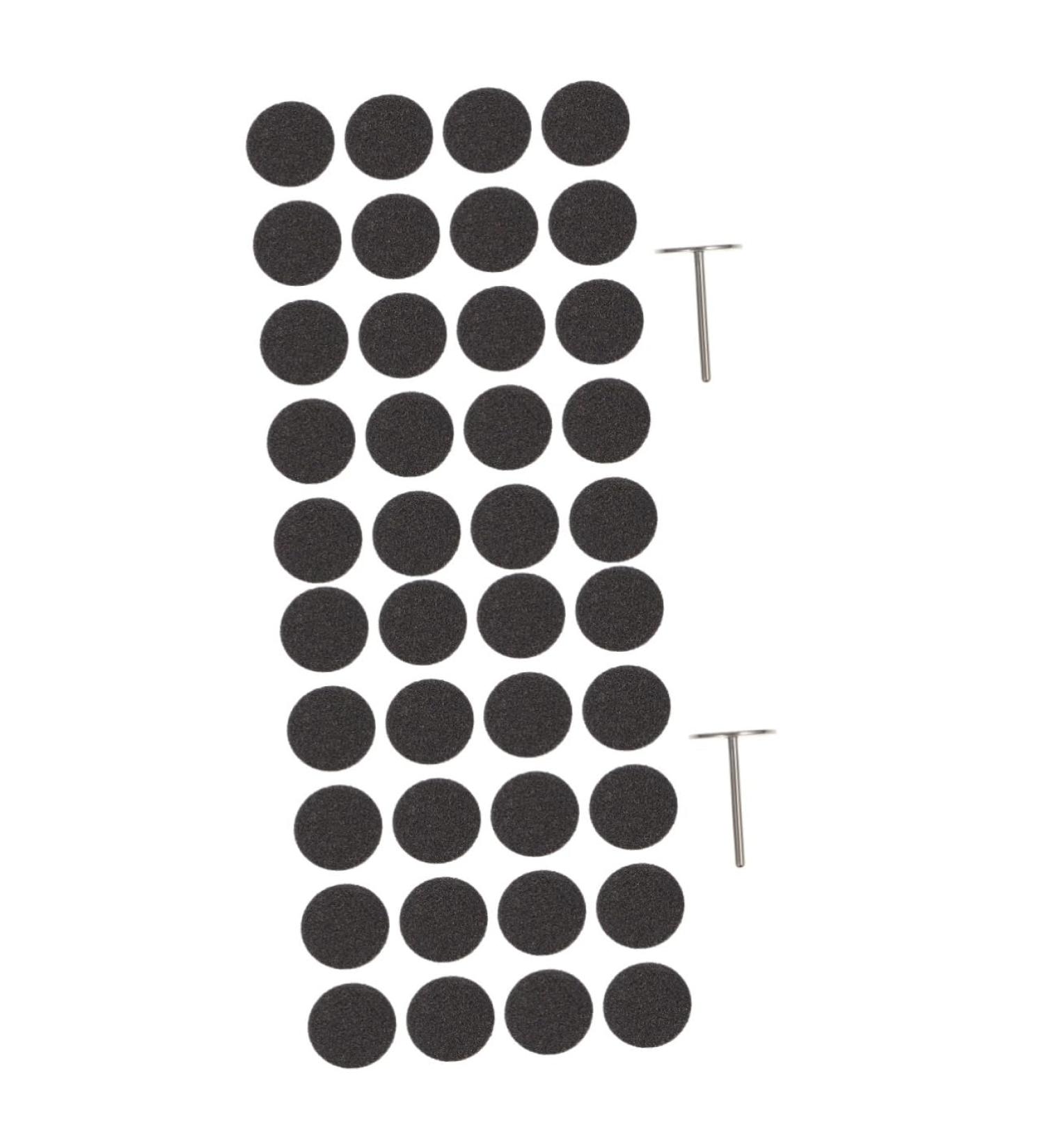 Healeved 2 Sets Nail Polishing Sheets Nail Buffer Block Electric Tools Manicure Grinding Slices Stainless Steel Drill Bit Foot File Sandpaper Disc Nail Disc Bit Nail File Lava Stone Manual - Buy Online on GoSupps.com