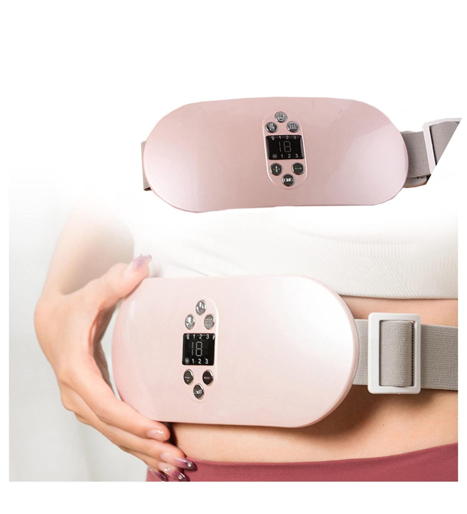 Heated Uterus Belt for Menstruation Relief Electric Heating & Massage Device for Stomach & Waist Comfort - Buy Online on GoSupps.com