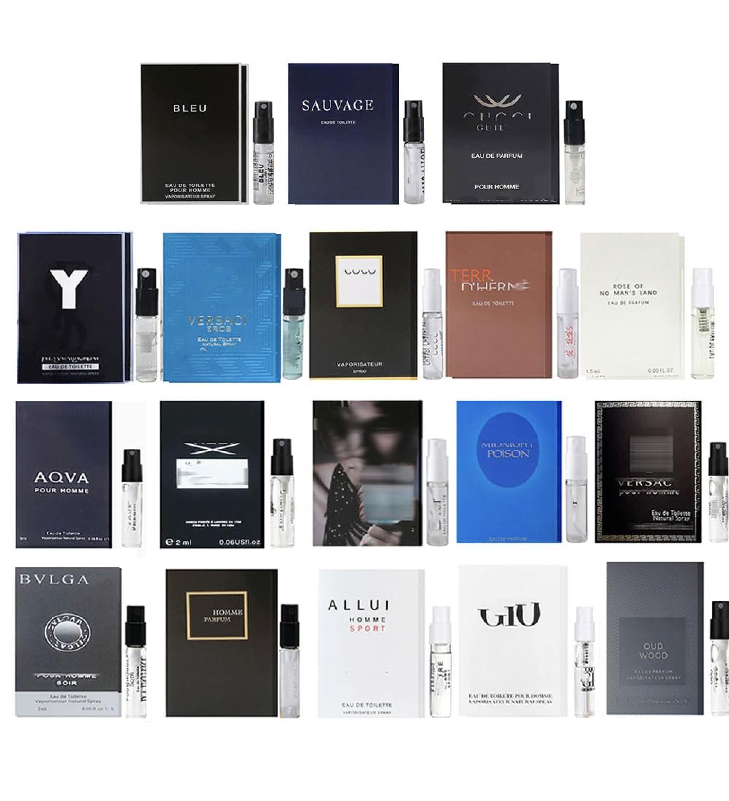 Men s Fragrance High End Designer Cologne Samples Set for Men Travel Size Perfume Gift Set (18PCS) 0.06 Fl Oz (Pack of 18) - Buy Online on GoSupps.com
