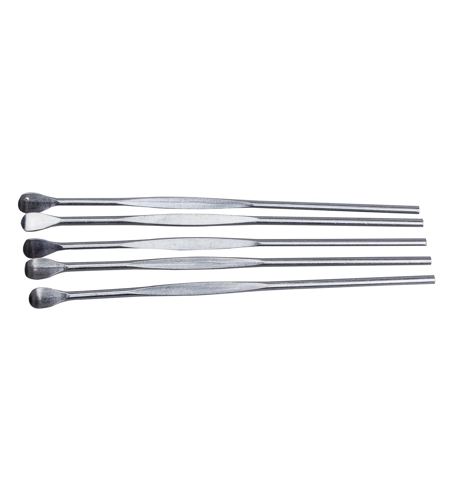Fupeen 5 Pcs Silver Tone Stainless Steel Earpicks Curette Ear Wax Remove Tool - Buy Online on GoSupps.com