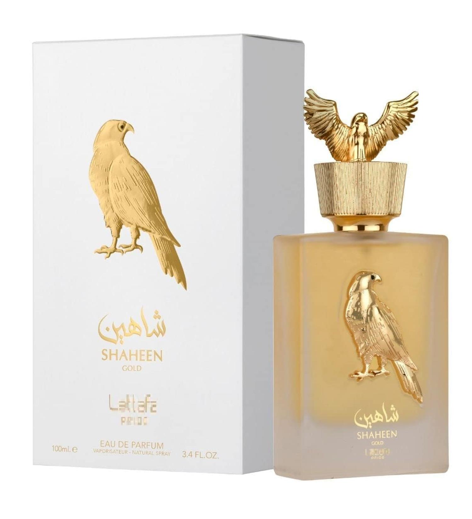 Pride Perfume for Men & Women | Eau De Parfum | Long Lasting | Scent Blended with Oud & Musk Fragrances (Shaheen Gold Perfume 100ml Pack of 1) - Buy Online on GoSupps.com