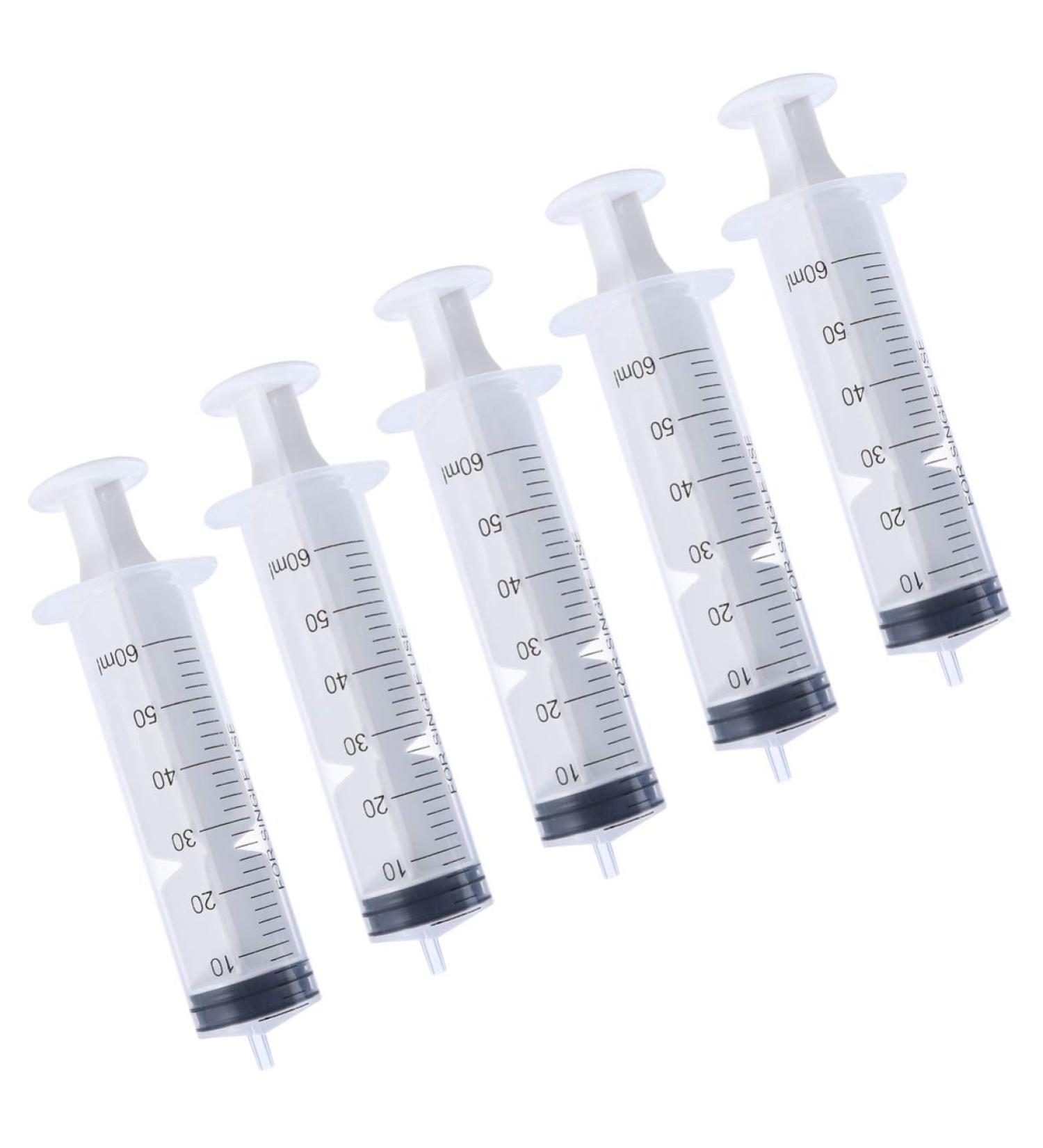 5 Pcs Industrial Plastic Luer Lock Syringes for Feeding Tubes - Home Care | Needle-Free - Buy Online on GoSupps.com