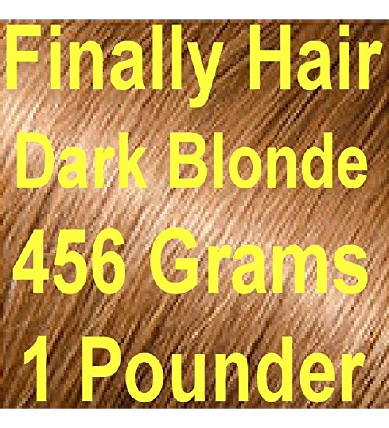 DARK BLONDE Finally Hair Hair Fiber Refill 456 Grams Full Pounder For Hair Loss Concealing by Finally Hair