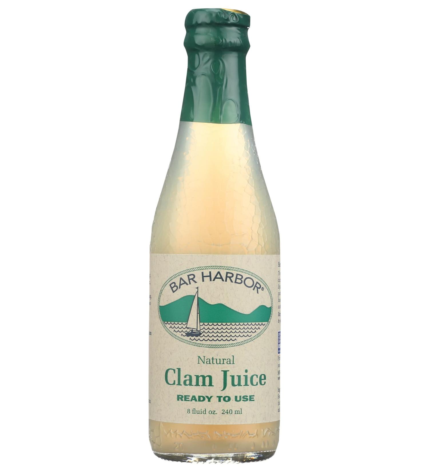 Bar Harbor Clam Juice 8 oz - Pure & Natural Sea Flavor - Buy Online on GoSupps.com