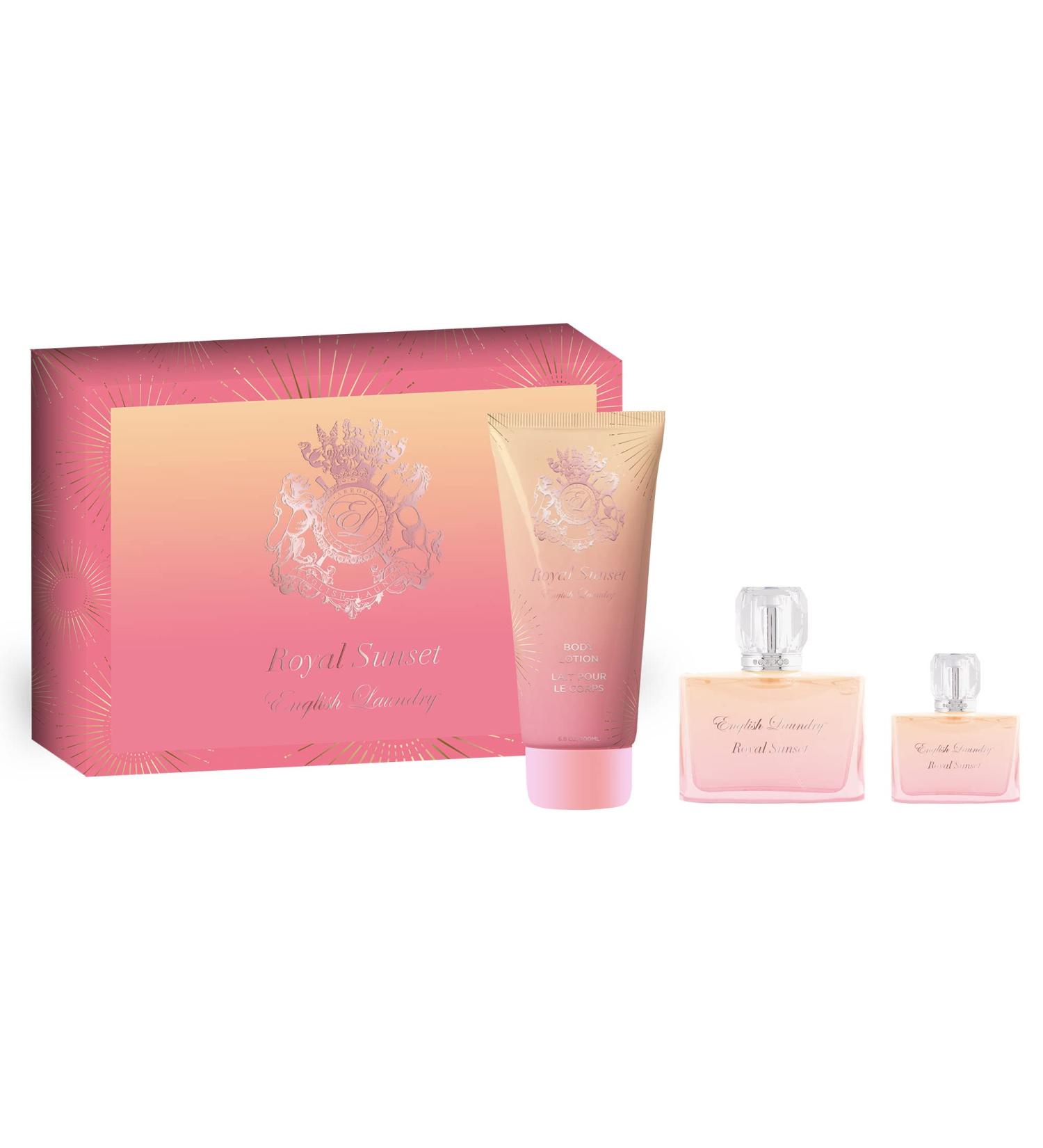 English Laundry Royal Sunset 3 Piece Gift Set EDP 3.4 fl. oz. 4 Fl Oz (Pack of 1) - Buy Online on GoSupps.com