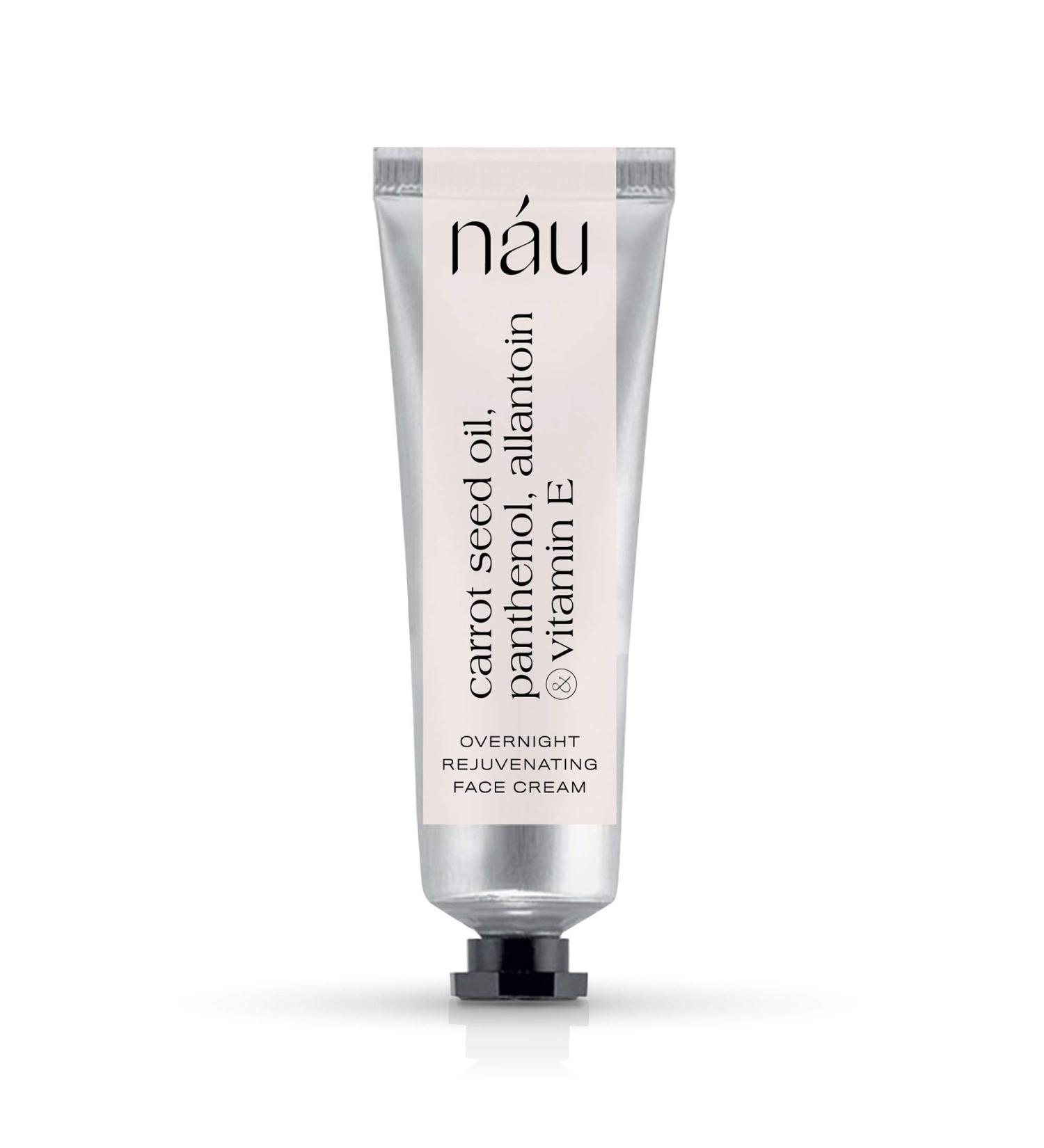 Nau Overnight Rejuvenating Face Cream - Hydrate Anti-Aging & Antioxidant with Carrot Seed Oil Vitamin E & Tangerine - 1.01 fl oz - Buy Online on GoSupps.com