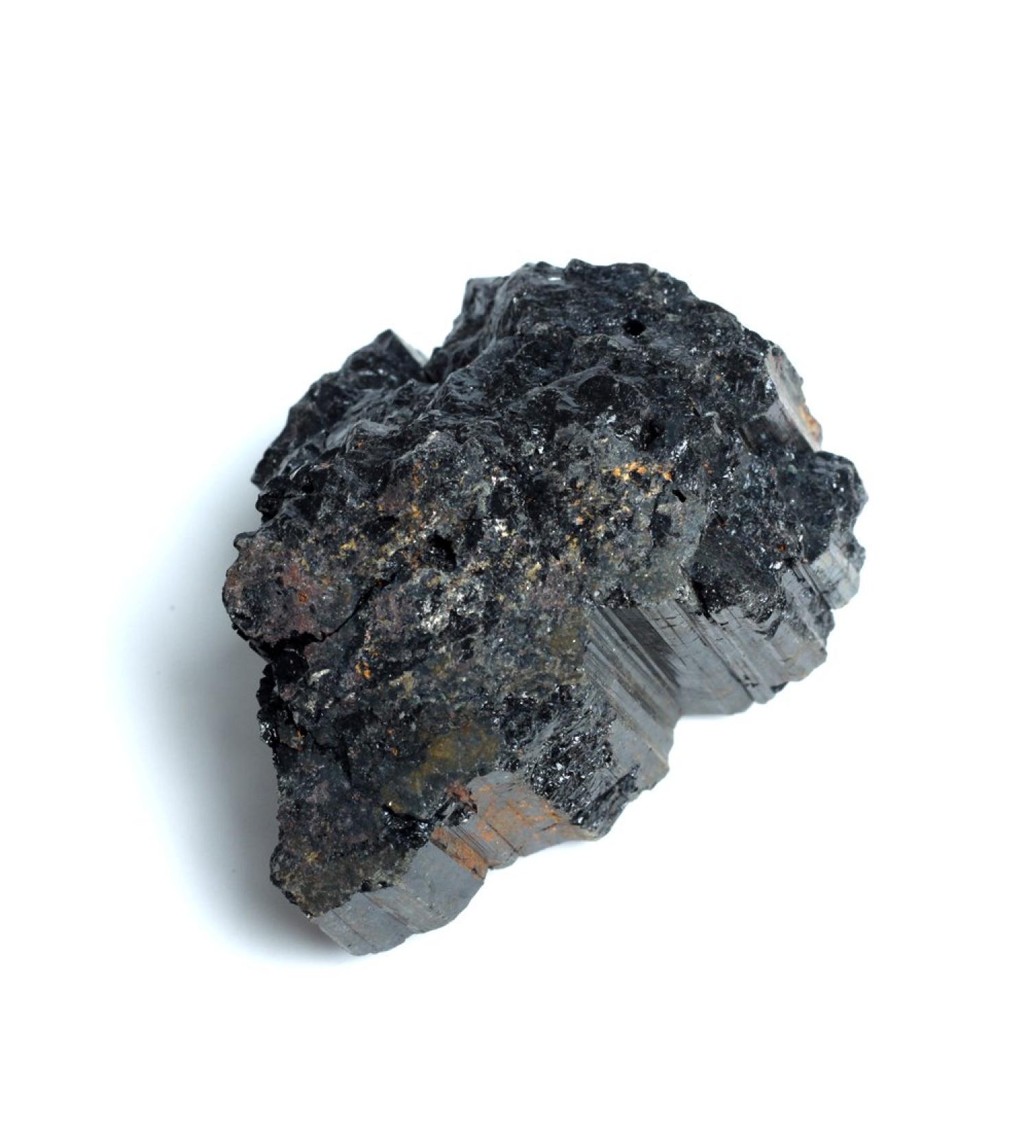 Natural Raw Black Tourmaline Rock Quartz Crystals Stone 1.25" for Metaphysical Balance Stone Collection - Buy Online on GoSupps.com