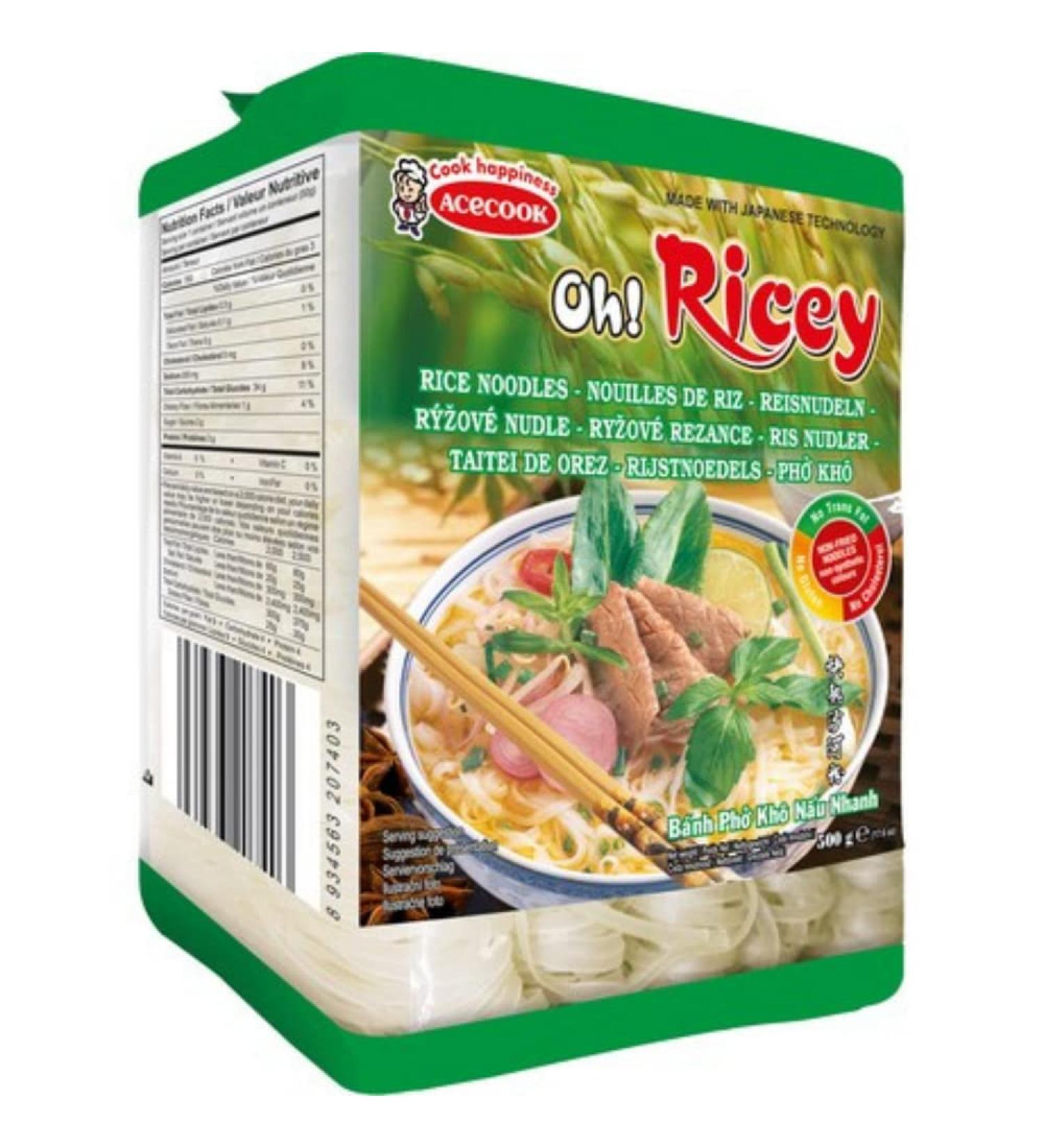Oh! Ricey OS20701S Rice-Noodles 500-Gram - Buy Online on GoSupps.com