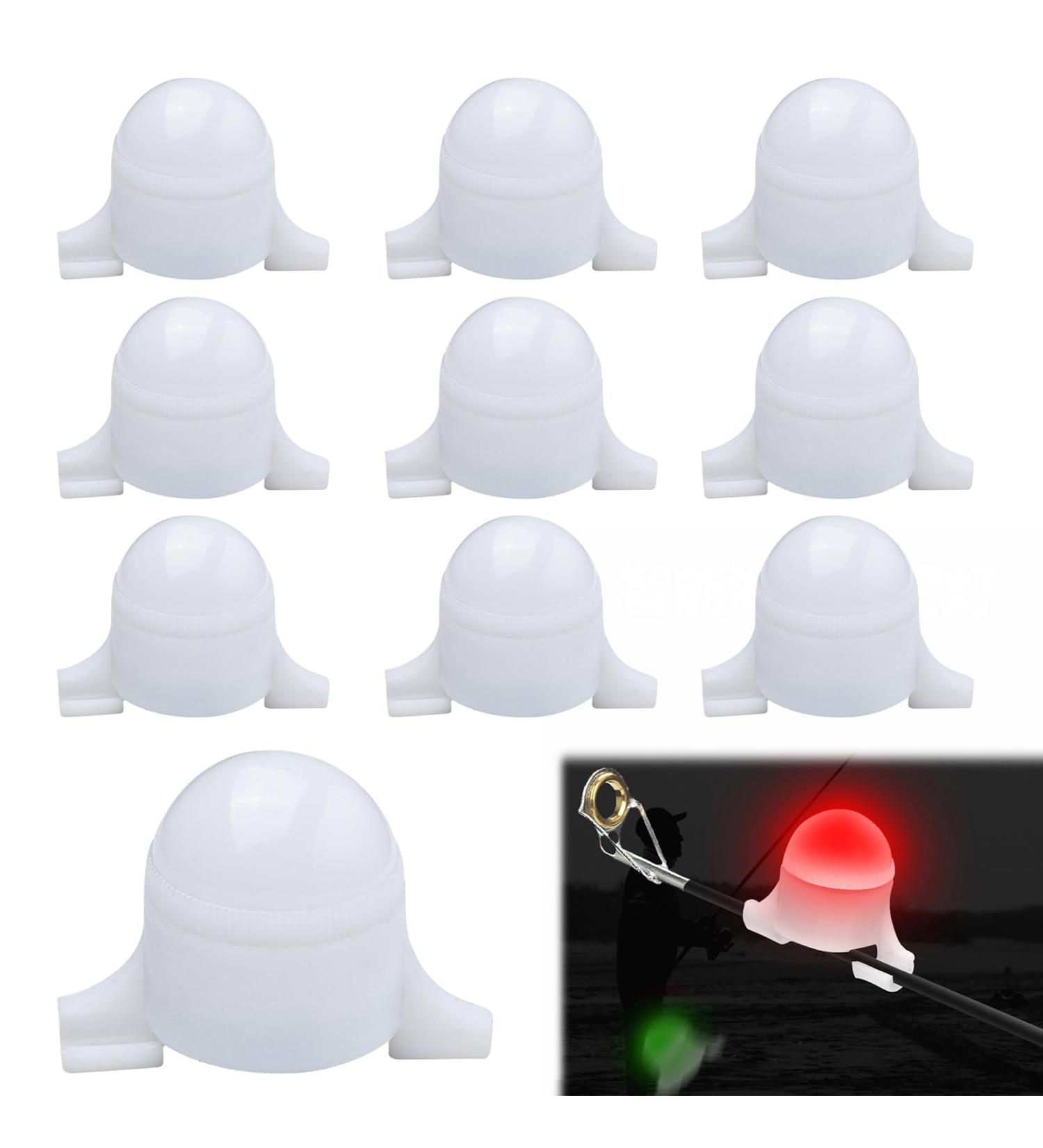 10 PCs LED Electronic Bite Indicator for Fishing | Night Light Alarm Lamp | Ultimate Fishing Bite Alerts - Buy Online on GoSupps.com
