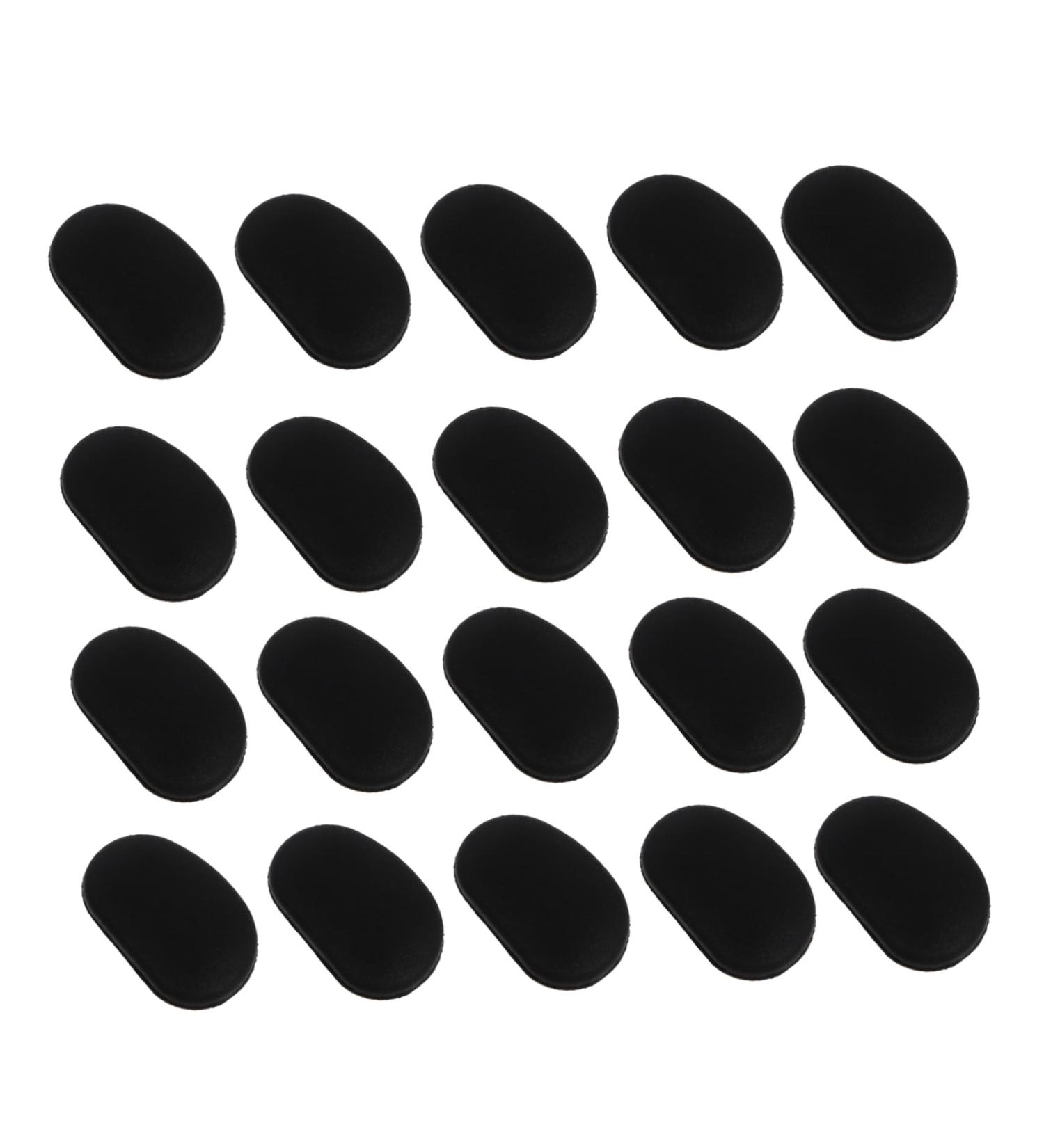 Gleavi 20 Pair Myopia Frame Nose Pads - Thin Silicone Ear Pads for Glasses Repair & Gentle Protection - Air Pillow Gel Sunglasses Tools - Buy Online on GoSupps.com