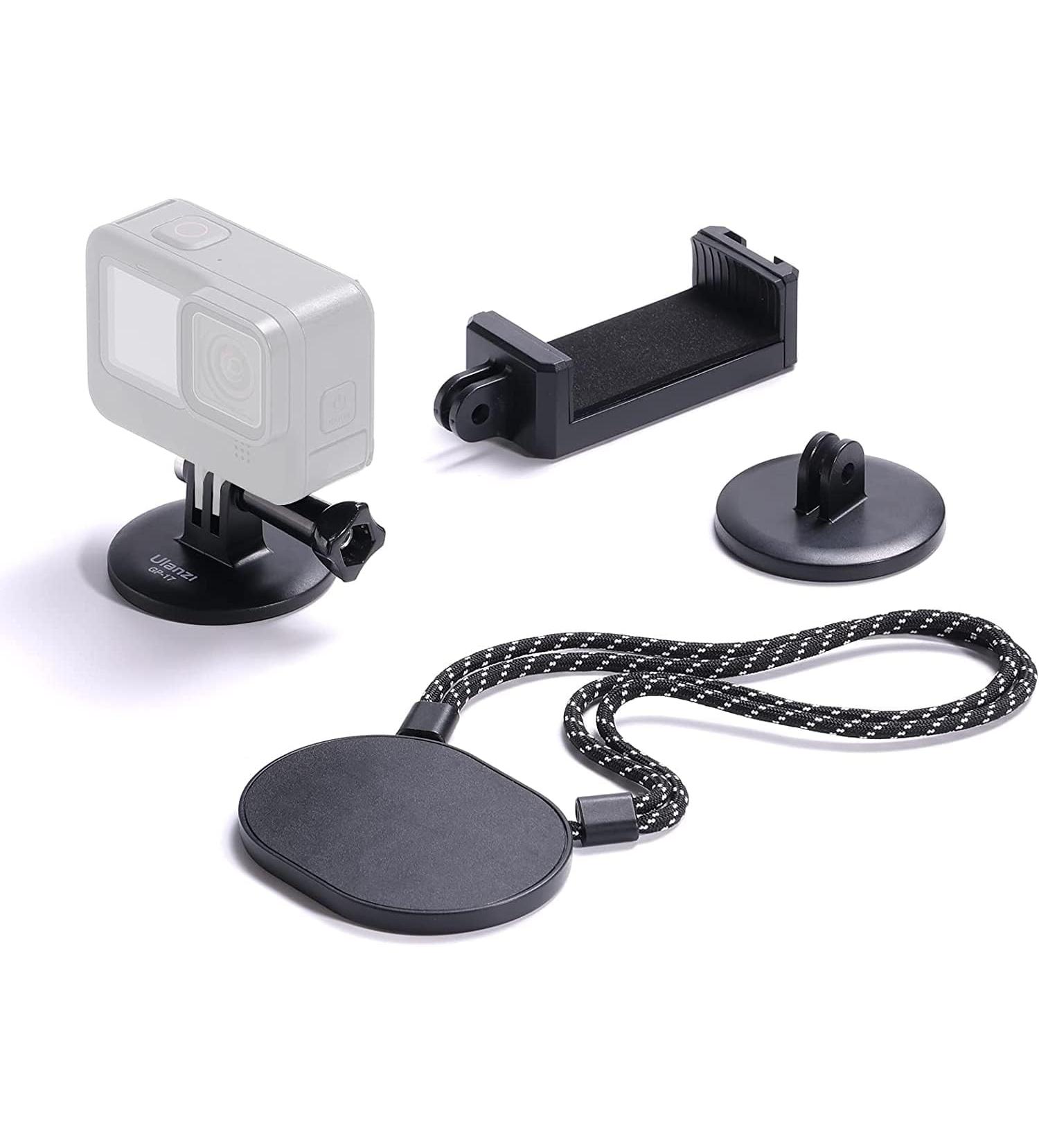 Buy Ulanzi GP-17 Magnetic GoPro Holder - Breast Belt Mount with 1/4 & Cell Phone Adapters - Compatible with GoPro Hero 11 10 9 8 Insta360 DJI OSMO Action - Buy Online on GoSupps.com