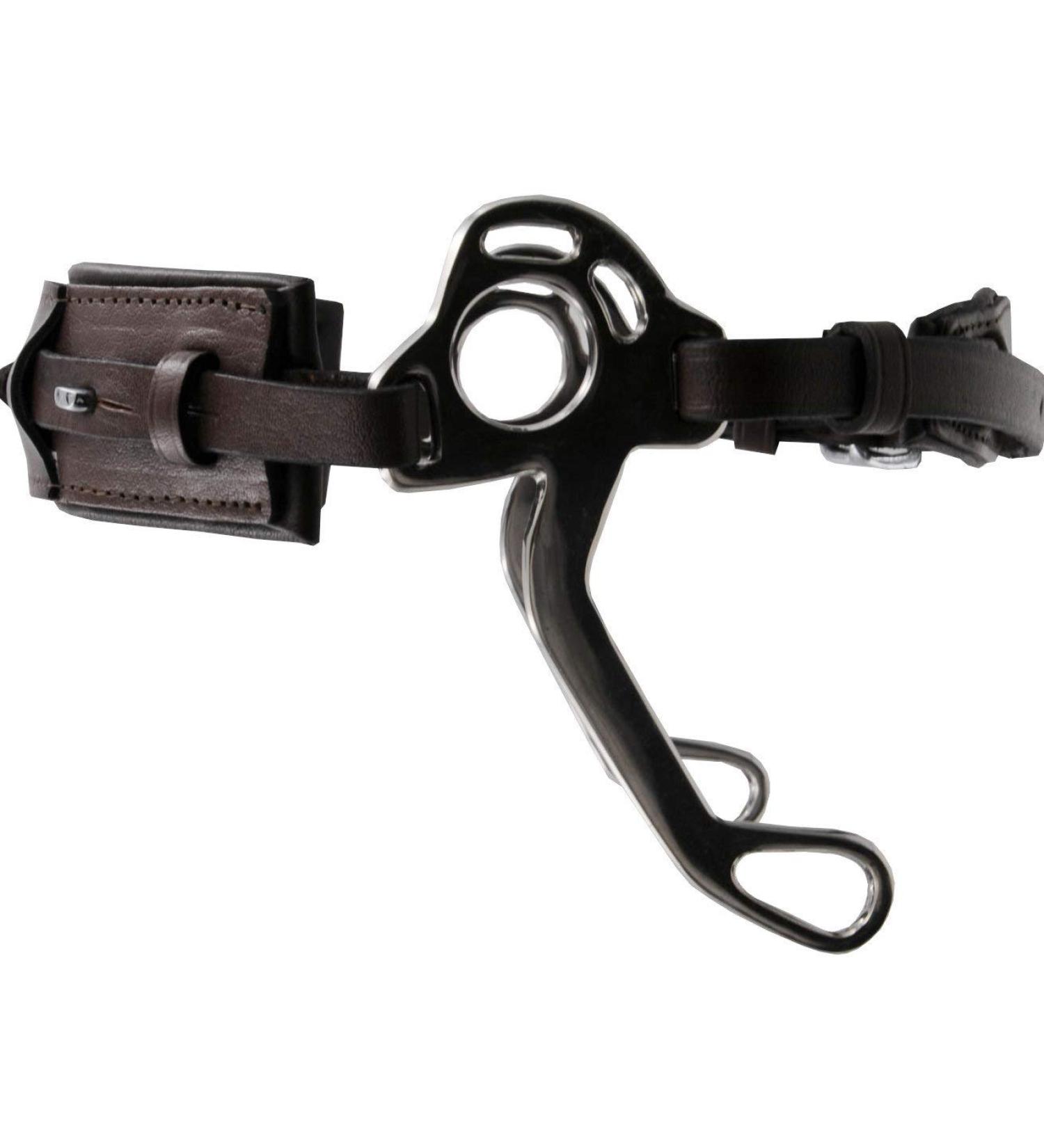 AMKA Hackamore Bitless Bridle with Nose Pad - Black | Premium Quality eCommerce Shipping Worldwide - Buy Online on GoSupps.com