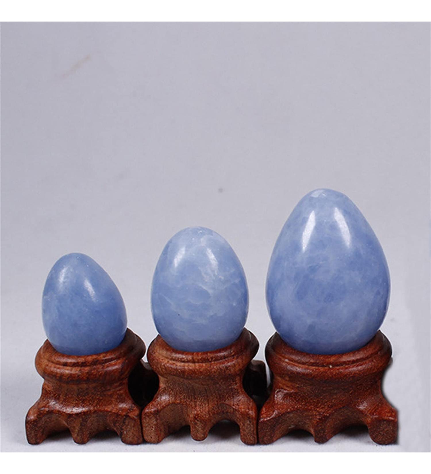 Crystal Natural Polished Blue Celestite Crystal Stones Shaped Stone Minerals Gem Balancing Collectibles with Base 1pc (Color : Light Grey Size : 40x25mm) 40x25mm Light Grey - Buy Online on GoSupps.com