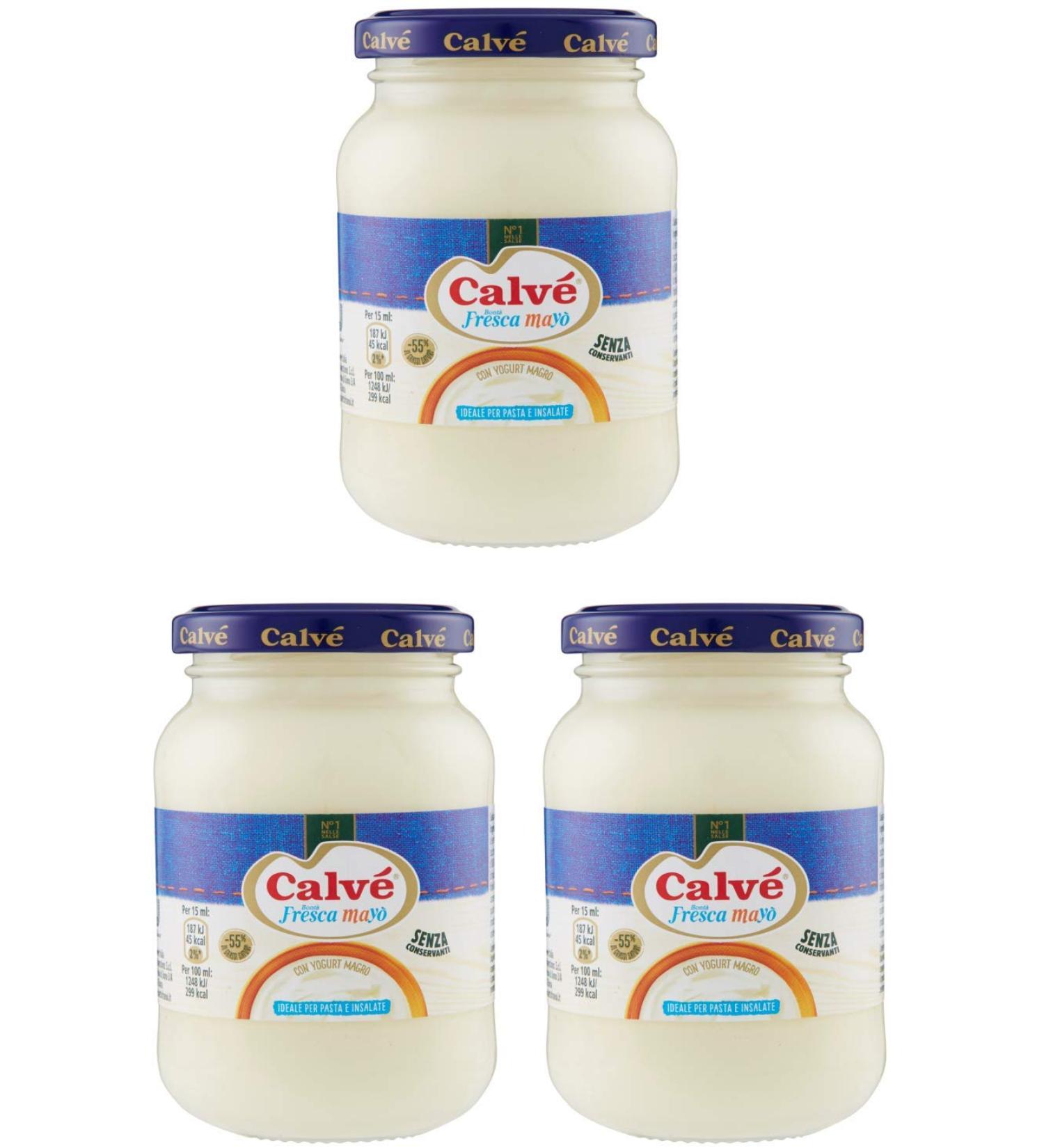 Calv Bont Fresca Mayo Mayonnaise with low-fat yogurt 225 ml - Buy Online on GoSupps.com