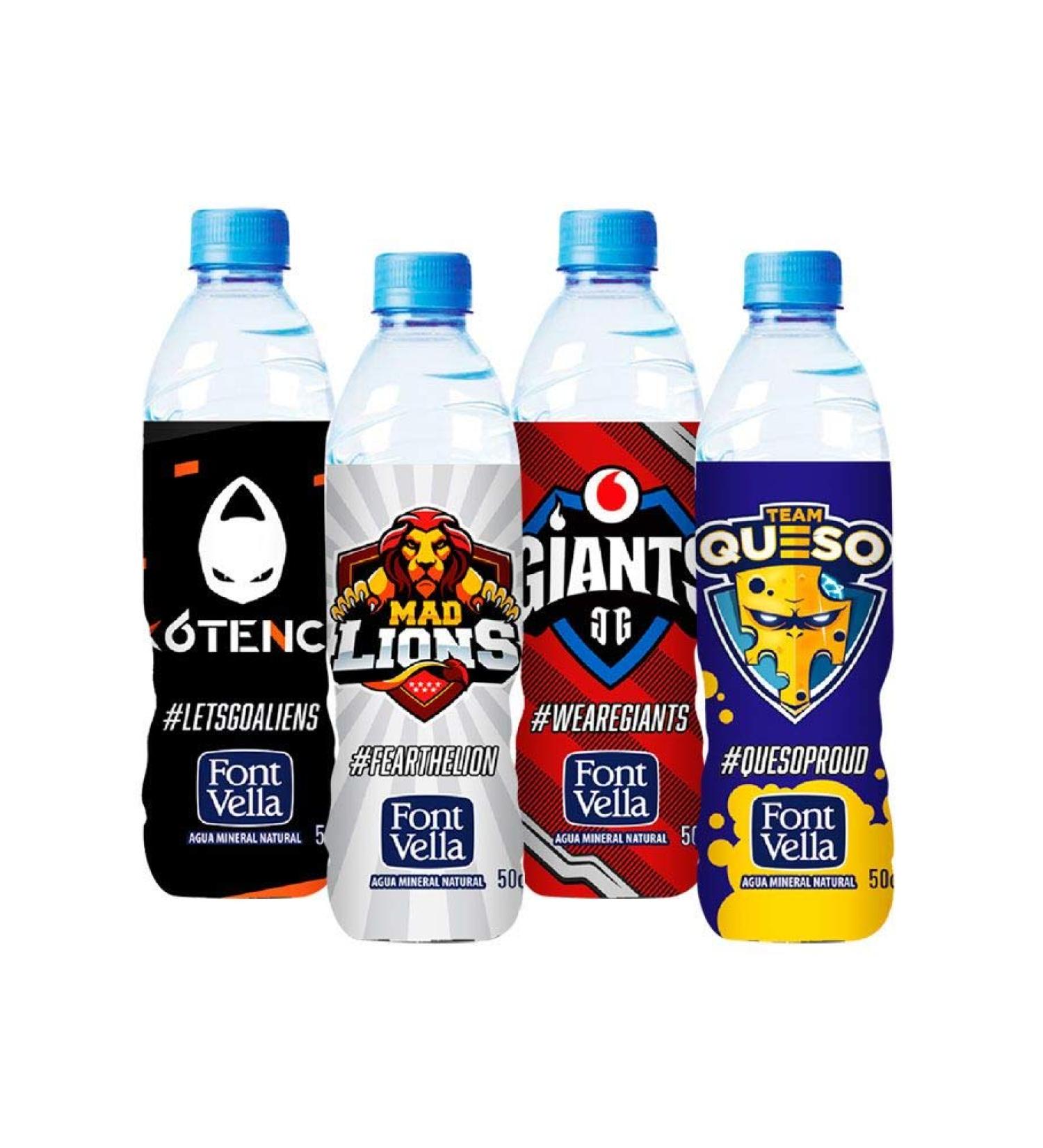 Mineral Water Font Velle Preteens PET 50 cl (Set of 6 Units x 4 - Box of 24 Bottles)