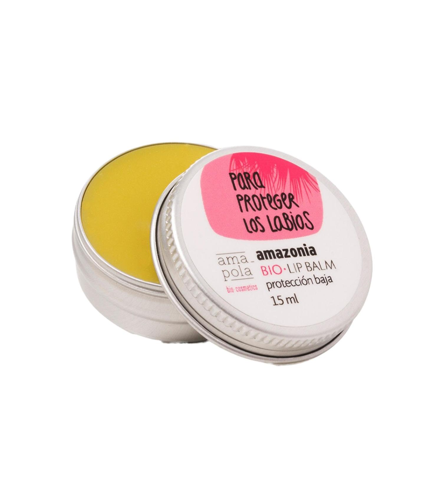 Amapola Bio Ecological Lip Balm - Shea Butter and Buriti Oil - Intense Hydration for Dry Lips - Natural and Cruelty-Free - Buy Online on GoSupps.com