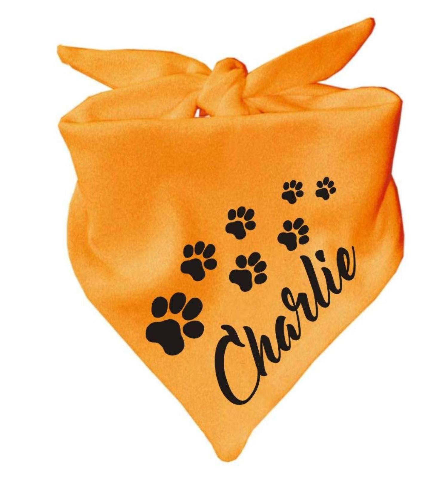 Little Fratz Yellow Dog Triangle Scarf - Size 1 (55 cm) for Stylish Pet Fashion | International Shipping Available - Buy Online on GoSupps.com