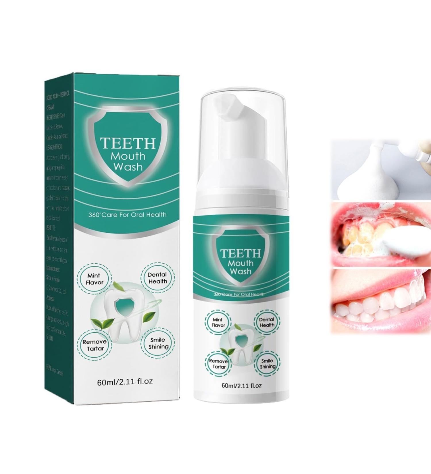 Awzlove Teeth Total Care Mundwasser - 2024 Best Oral Health Solution | Toothedwater Foam for All Oral Problems (1PC) - Buy Online on GoSupps.com