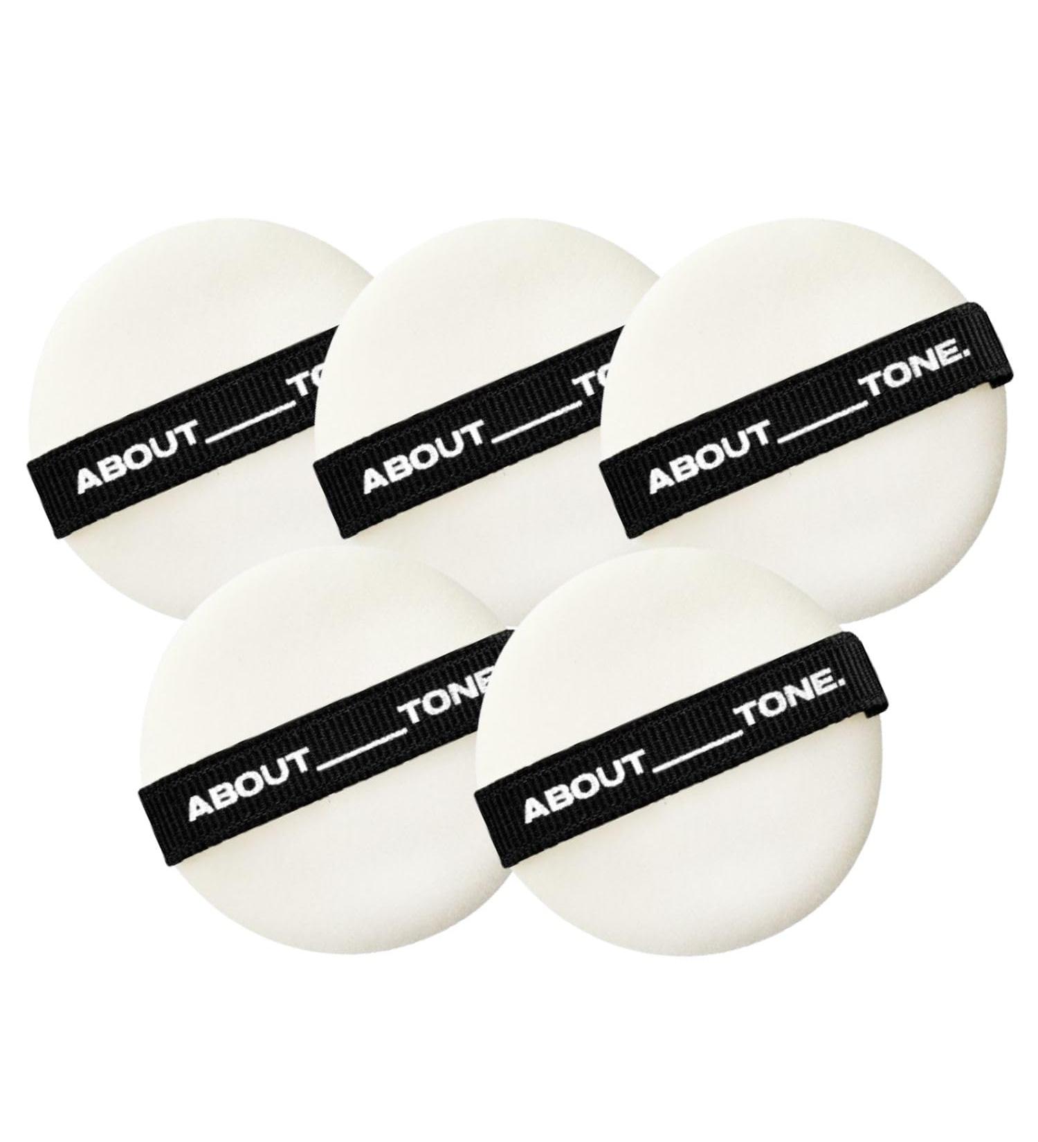Powder Pact Puff 5P - Premium Compatible Puff for ABOUT TONE Powder Pact | International Shipping Available - Buy Online on GoSupps.com