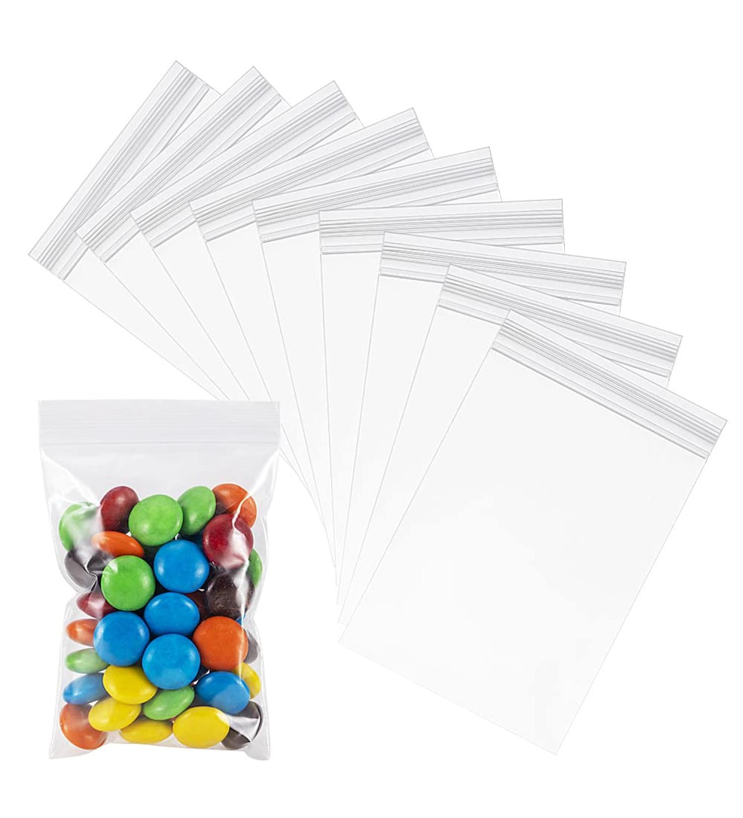 300pcs Clear Ziplock Storage Bags 2x3 inch - 2 mil Resealable Baggies for Pills & Jewelry - Buy Online on GoSupps.com
