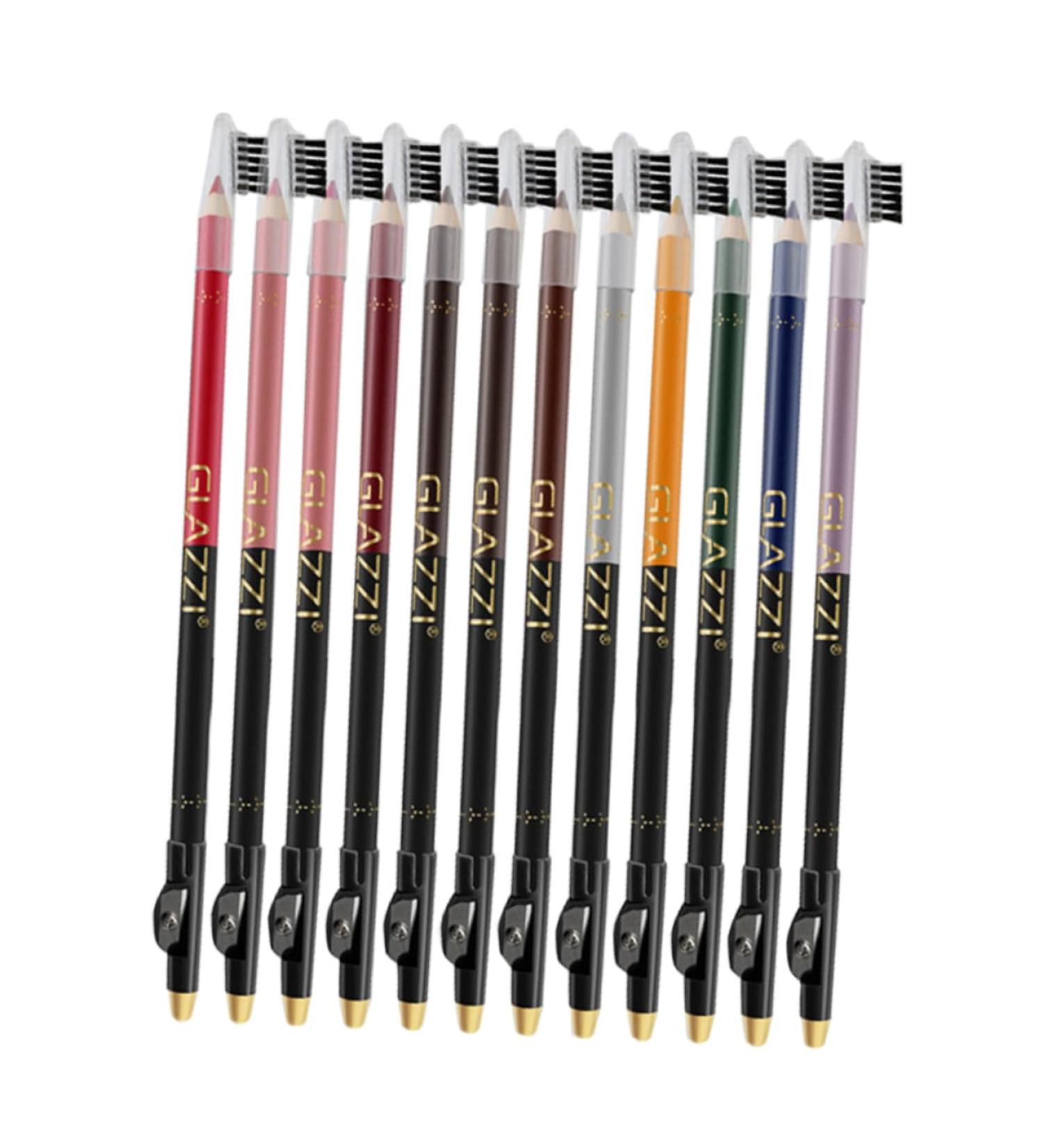 Beavorty Lip Liner Pencil Natural Eyebrow Pencil 12pcs Lip Liner Eyeliner Cosmetology Kit Eyebrow Pen Black Eyeliner Pen Lip Shaper Eyeliner Pencil Brow Pencil Lip Pencil - Buy Online on GoSupps.com