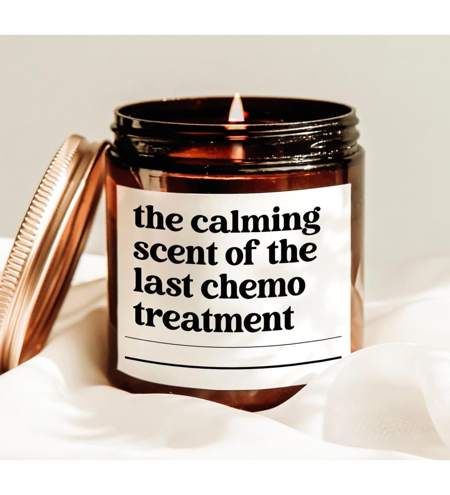 Generic The Calming Scent of The Last Chemo Treatment Candle Cancer Survivor Candle Cream