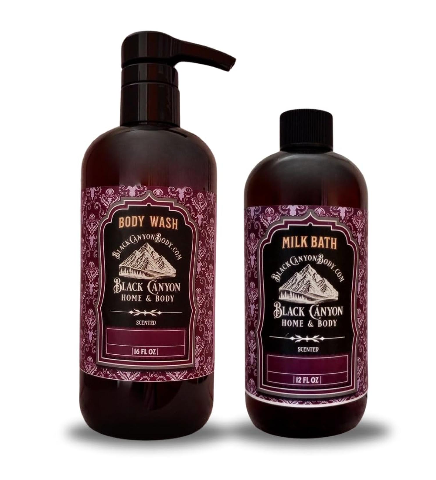 Black Canyon Orange Peach & Vanilla Scented Body Wash & Milk Bath Set - Buy Online on GoSupps.com