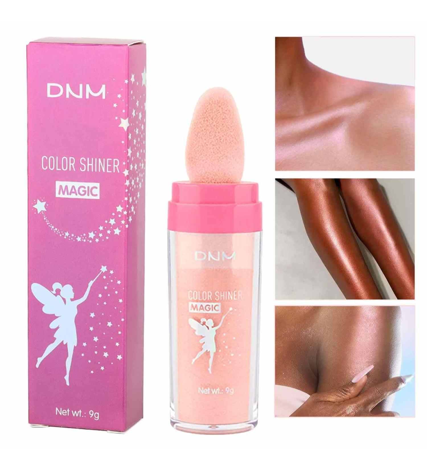 Highlighter Makeup Stick | Powder High Light Powder for Makeup | Easy Using Long Lasting Cosmetic Supplies for Hair Face Eyes Body Makeup Shzons 02#pink - Buy Online on GoSupps.com