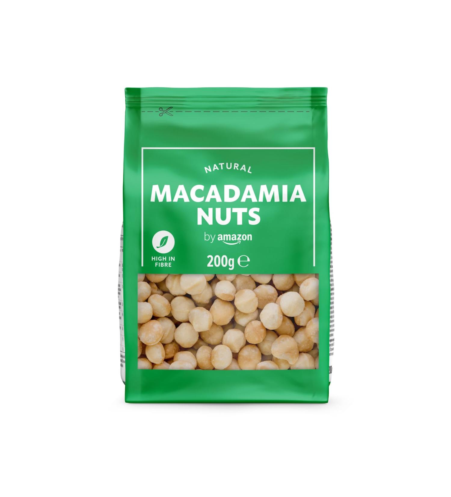 by Amazon Macadamia Nuts 200 g 200g (Pack of 1) - Buy Online on GoSupps.com