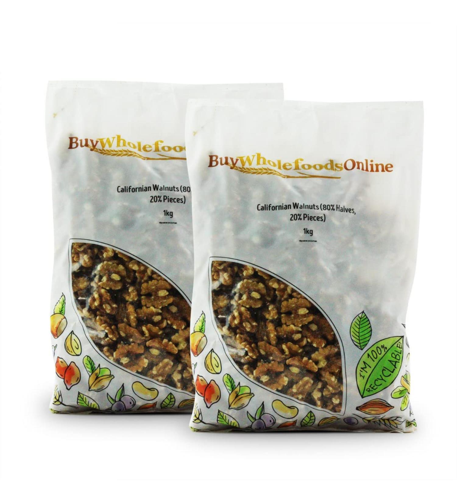 Walnuts Californian (80% Halves 20% Pieces) 2kg (BWFO)