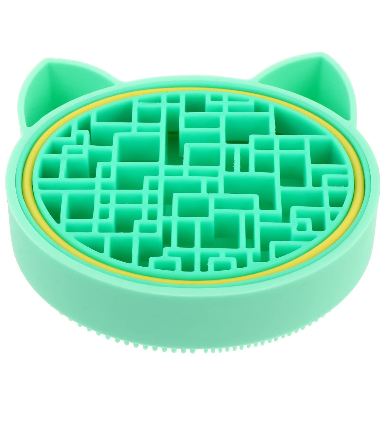 2-in-1 Makeup Brush Storage & Cleaner Box - Scrubber Stand & Mat for Effortless Cleaning - Green - Buy Online on GoSupps.com