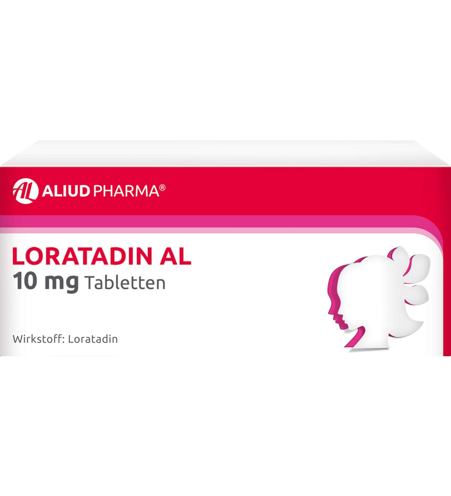 Loratadin AL 10 mg tablets antiallergic 50 tablets
