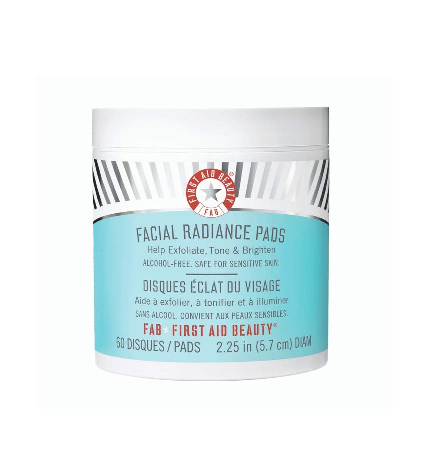 Facial Radiance Pads with Glycolic & Lactic Acids - Exfoliating Face Pads - Buy Online on GoSupps.com
