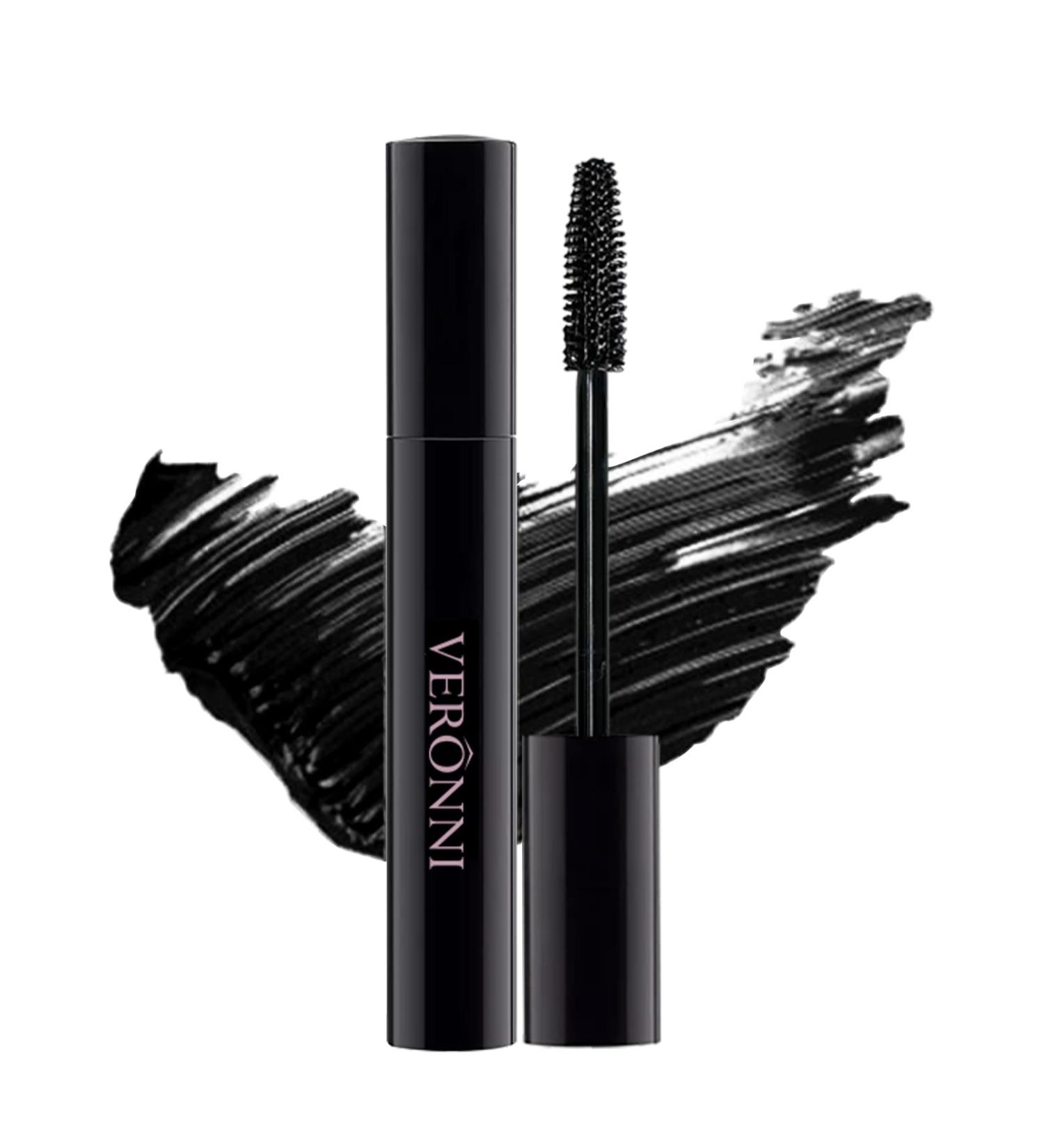 Waterproof Black Mascara 4D Silk Fiber Lash Mascara Mascara Volume and Length No Clumping Easy to Apply & Smudge-Proof Voluminous Mascara Long-Lasting Eye Makeup 0.24 Fl Oz(01 Black) - Buy Online on GoSupps.com