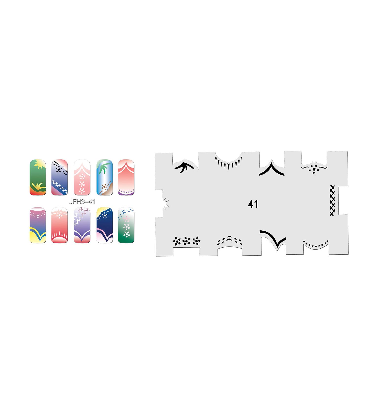Fingernail stencil (airbrush nail art) Fengda JFH03-041