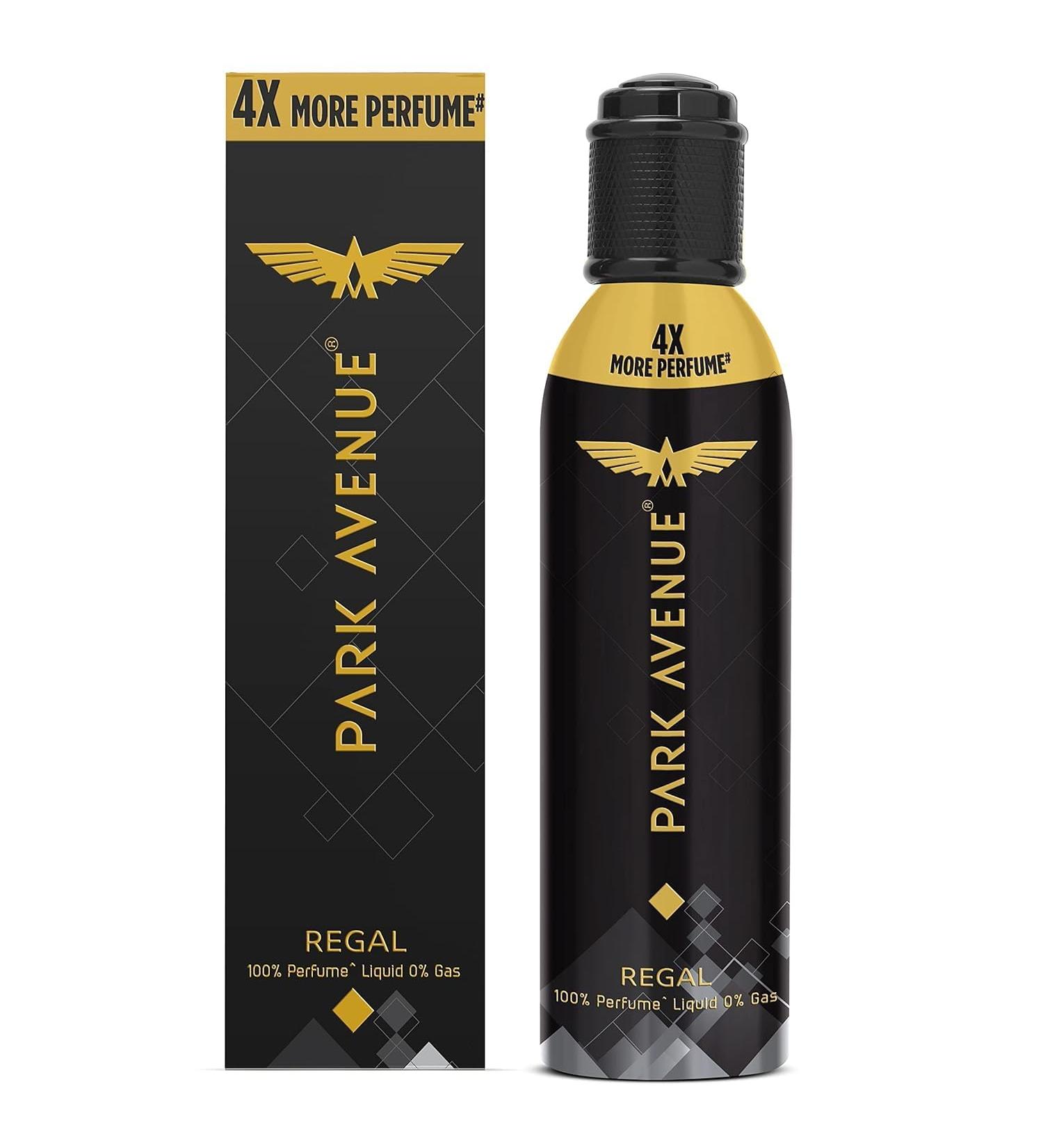 Park-Avenue Men Regal No Gas Premium Perfume Long Lasting Citrus Fragrance Spray 130Ml Pack Of 1 - Buy Online on GoSupps.com