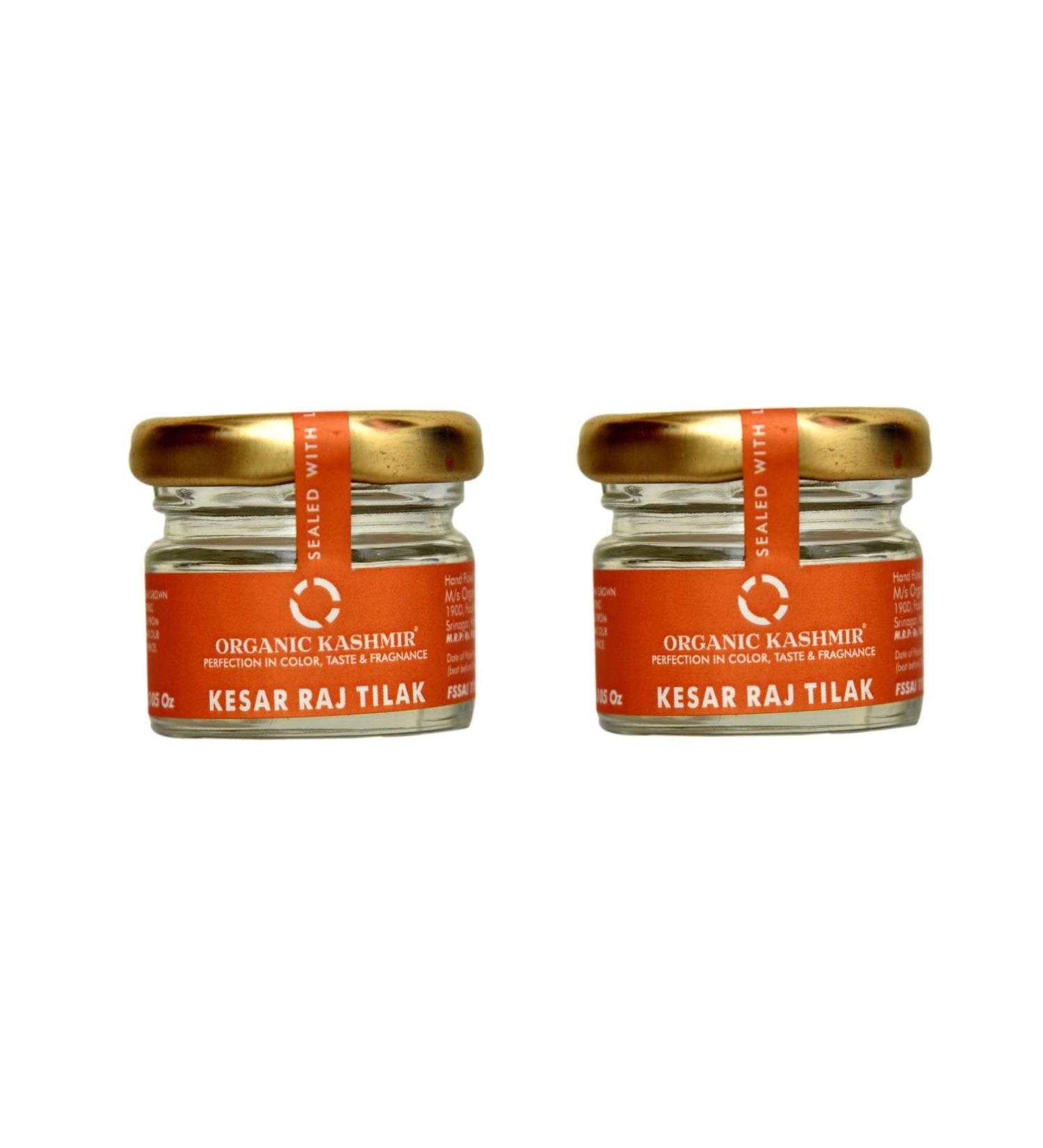Spacetouch - Set of 2 organic saffron sheets of organic quality - Tilak 3g - Buy Online on GoSupps.com