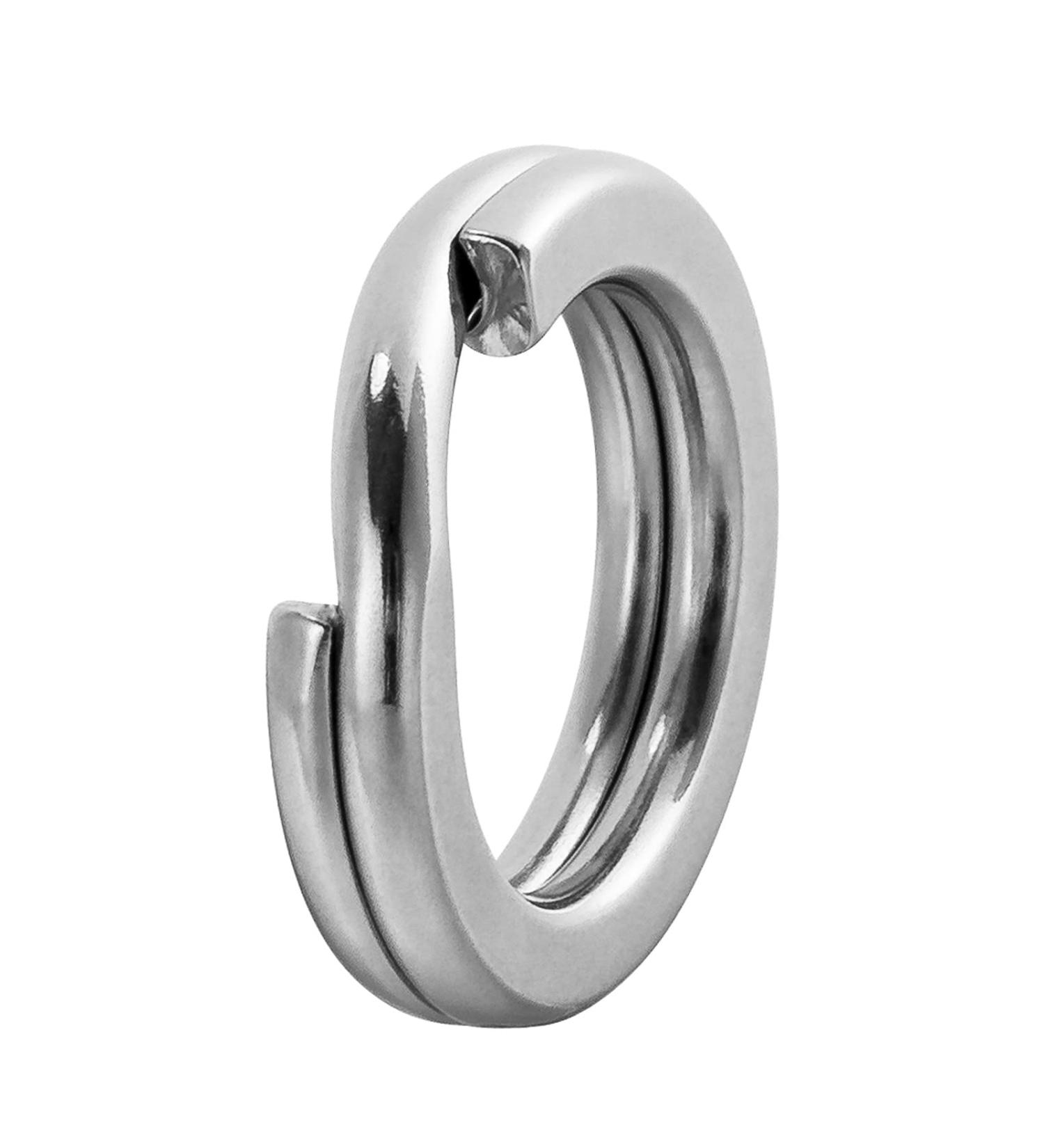Dr.Fish Stainless Steel Split Ring 200LB-14mm 20 Pack - High Strength Flattened Hyper Wire Heavy Duty Lure Ring for Saltwater Fishing - Buy Online on GoSupps.com